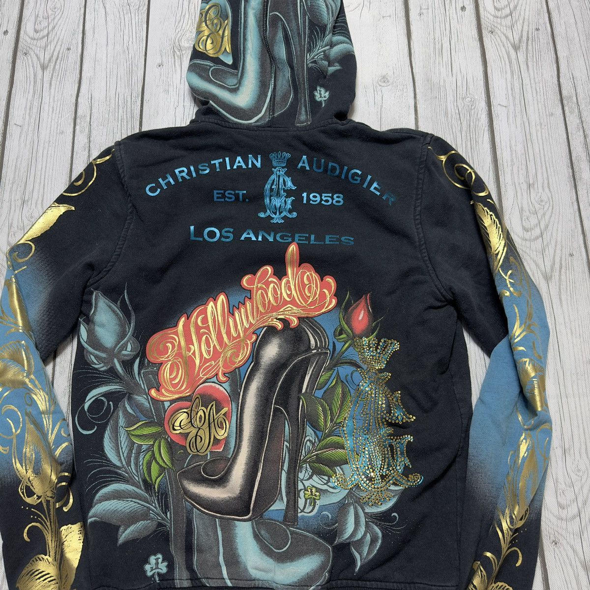 Christian Audigier Christian Audigier hoodie Size L / US 10 / IT 46 - 4 Thumbnail