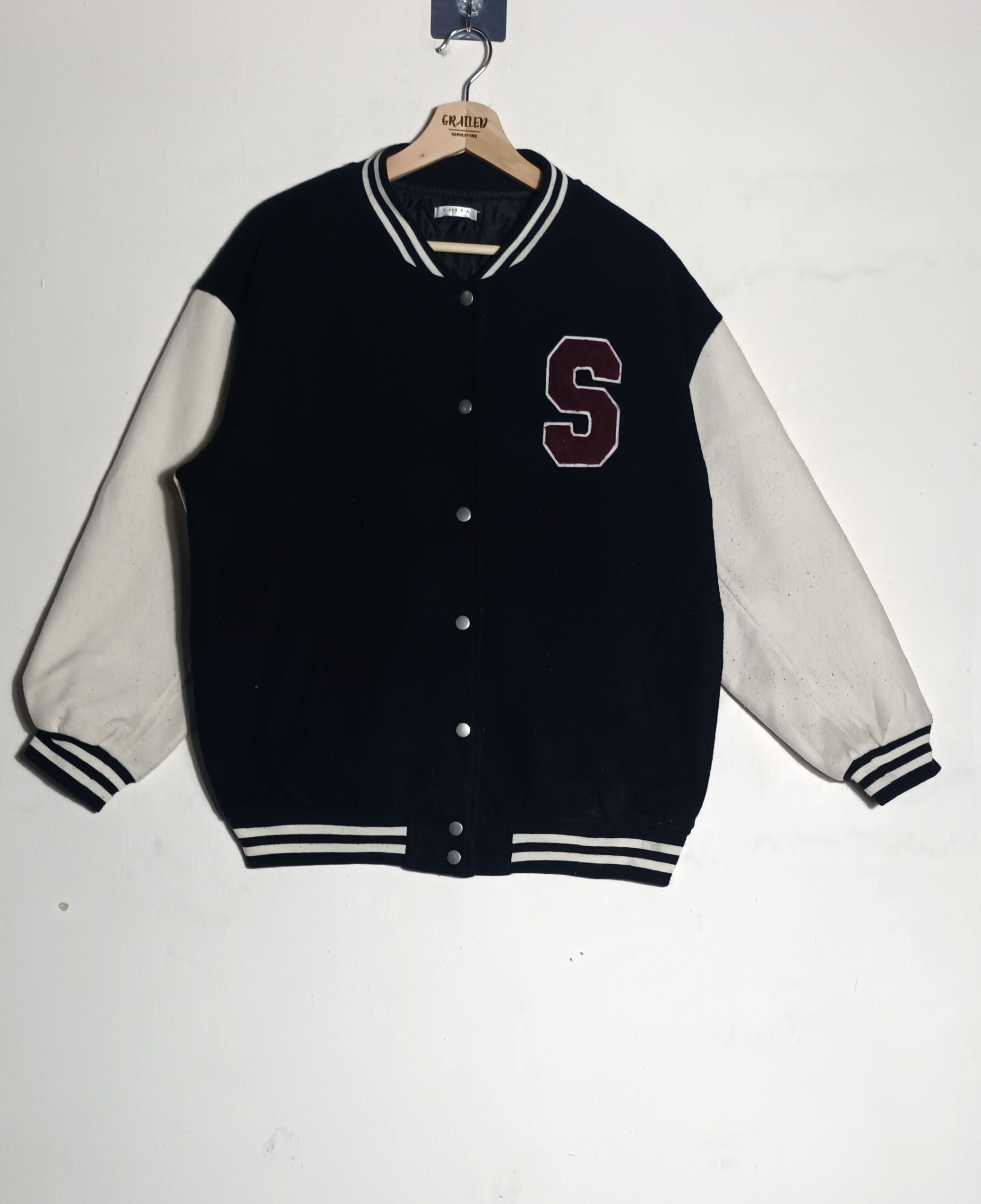 Japanese Brand Colza Varsitu Jacket Size US L / EU 52-54 / 3 - 1 Thumbnail