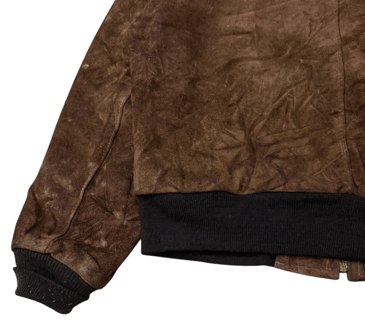 Schott Vintage Schott Bomber Made In USA Suede Leather Jacket Size US M / EU 48-50 / 2 - 14 Thumbnail