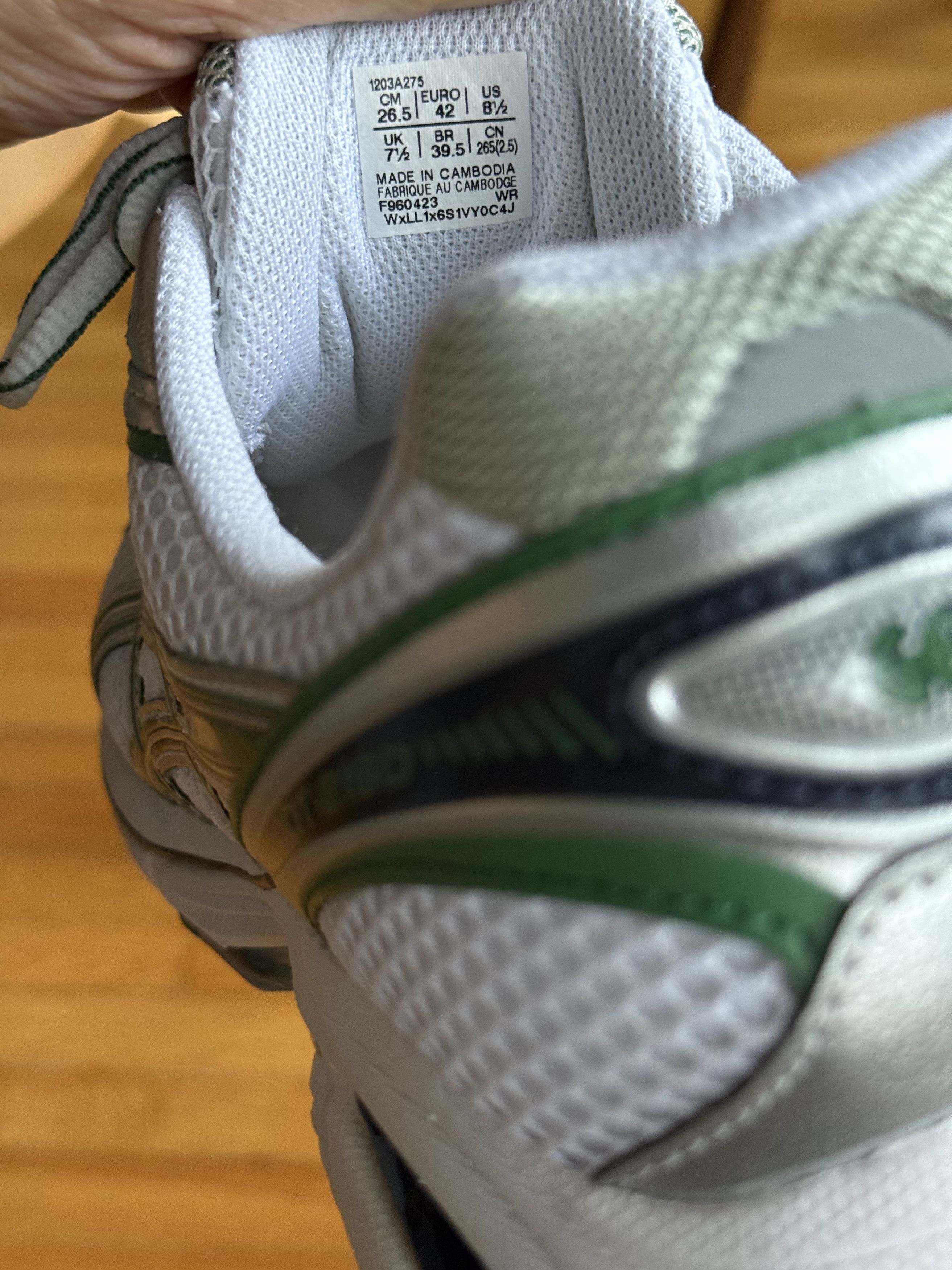 Asics Asics GT-2160 White Shamrock Green Size US 8.5 / EU 41-42 - 4 Thumbnail