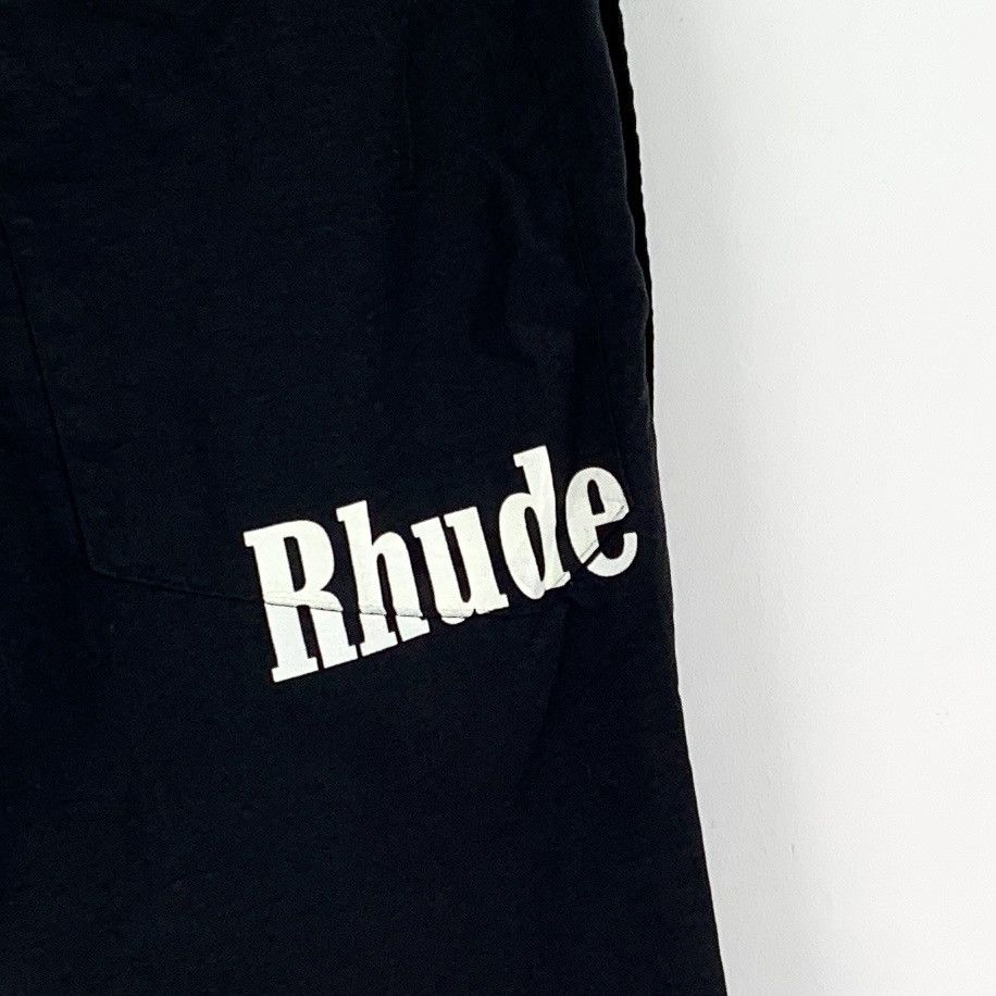 Rhude Rhude Black Letter Logo Printed Nylon Casual Pants K26WX Size US 30 / EU 46 - 5 Thumbnail