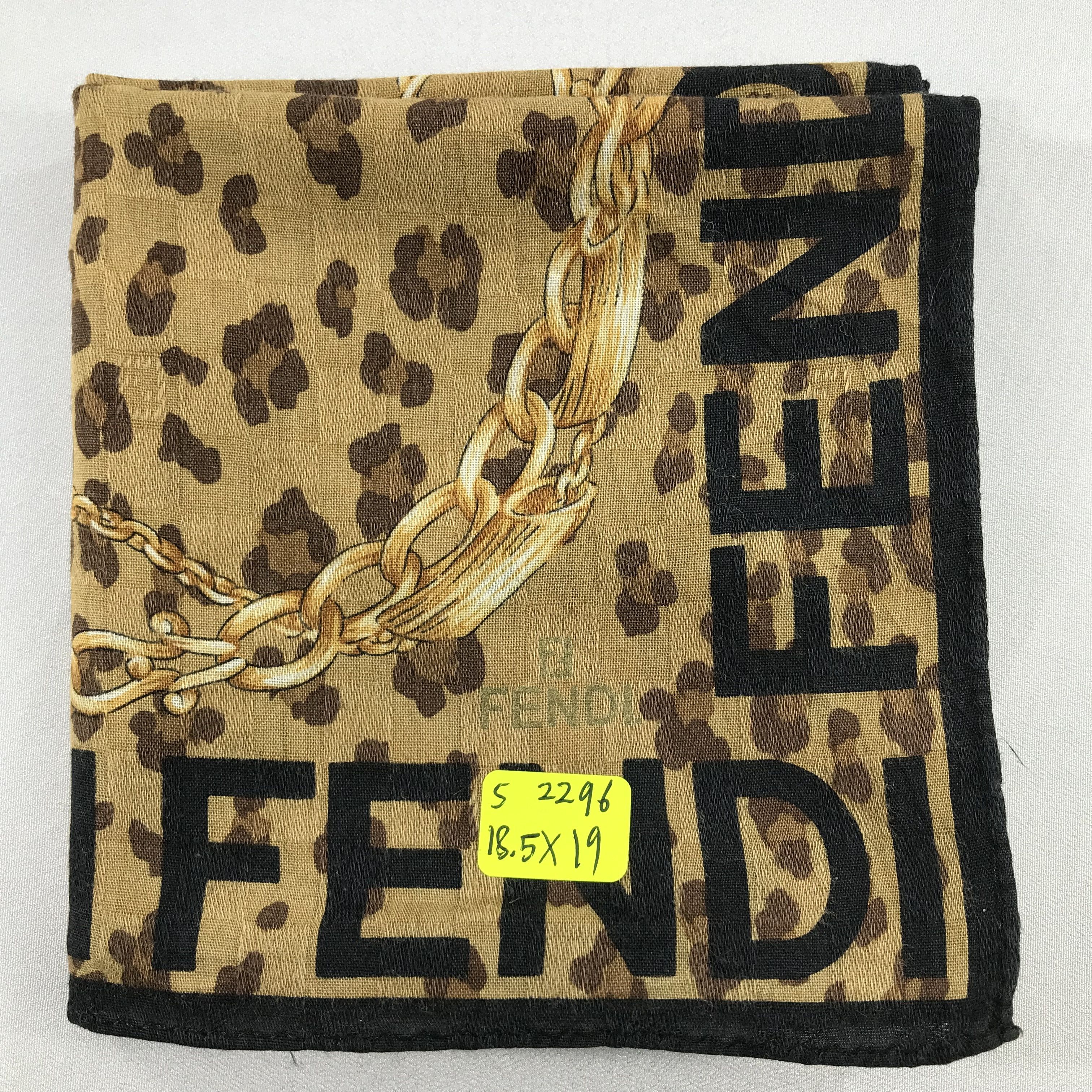 Vintage Vintage Fendi Bandana / Handkerchief / Neckerchief -S2296 Size ONE SIZE - 5 Thumbnail