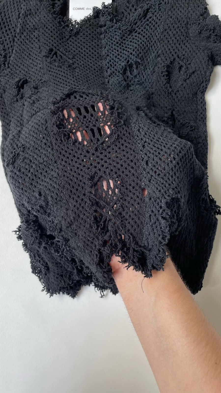Comme des Garcons A/W 06 Double Layer Distressed Mesh Top Size M / US 6-8 / IT 42-44 - 8 Thumbnail