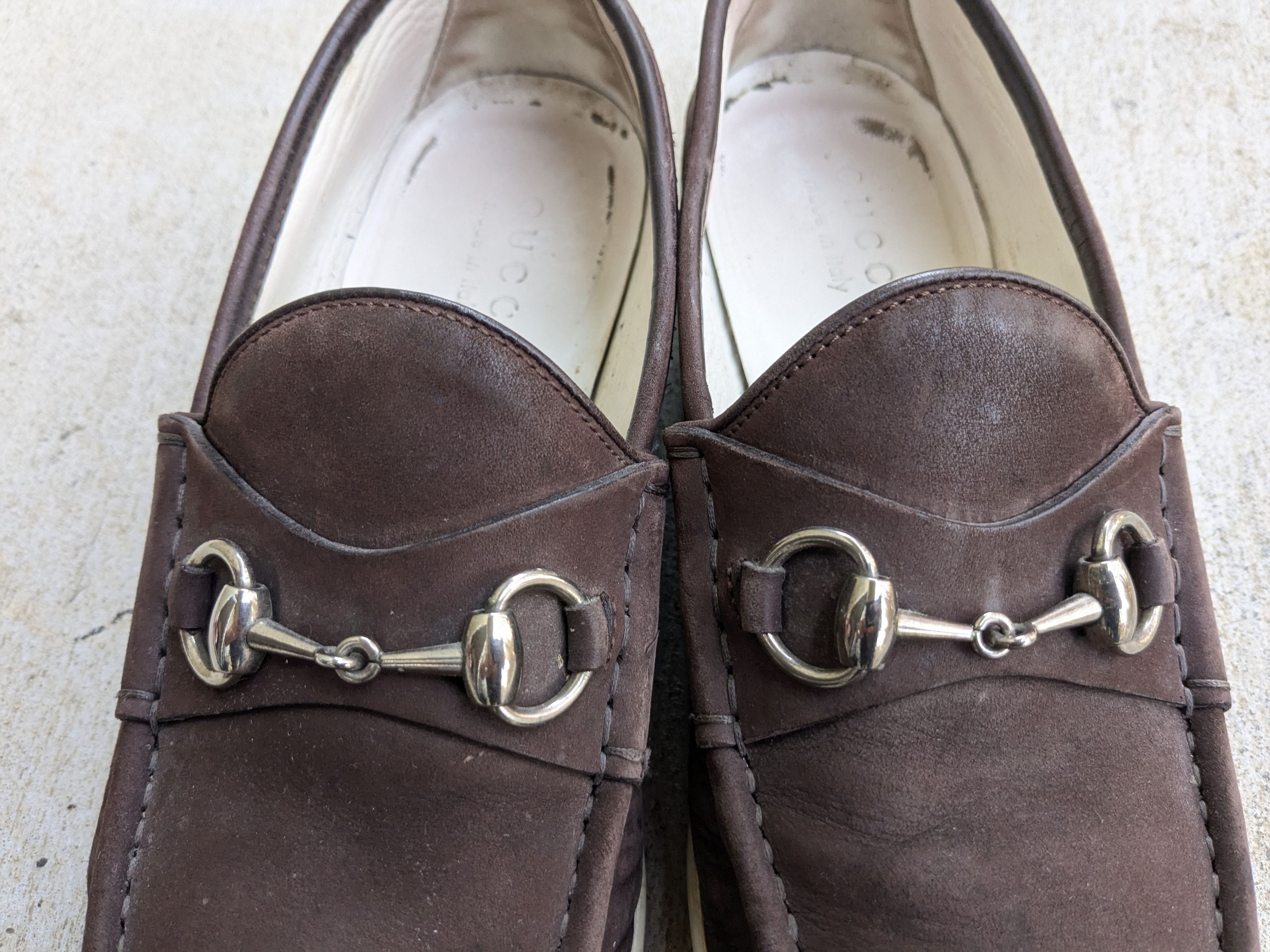 Gucci Gucci Horsebit Loafers Brown Suede 9 Snaffle Bit Boat Size US 9 / EU 42 - 2 Thumbnail
