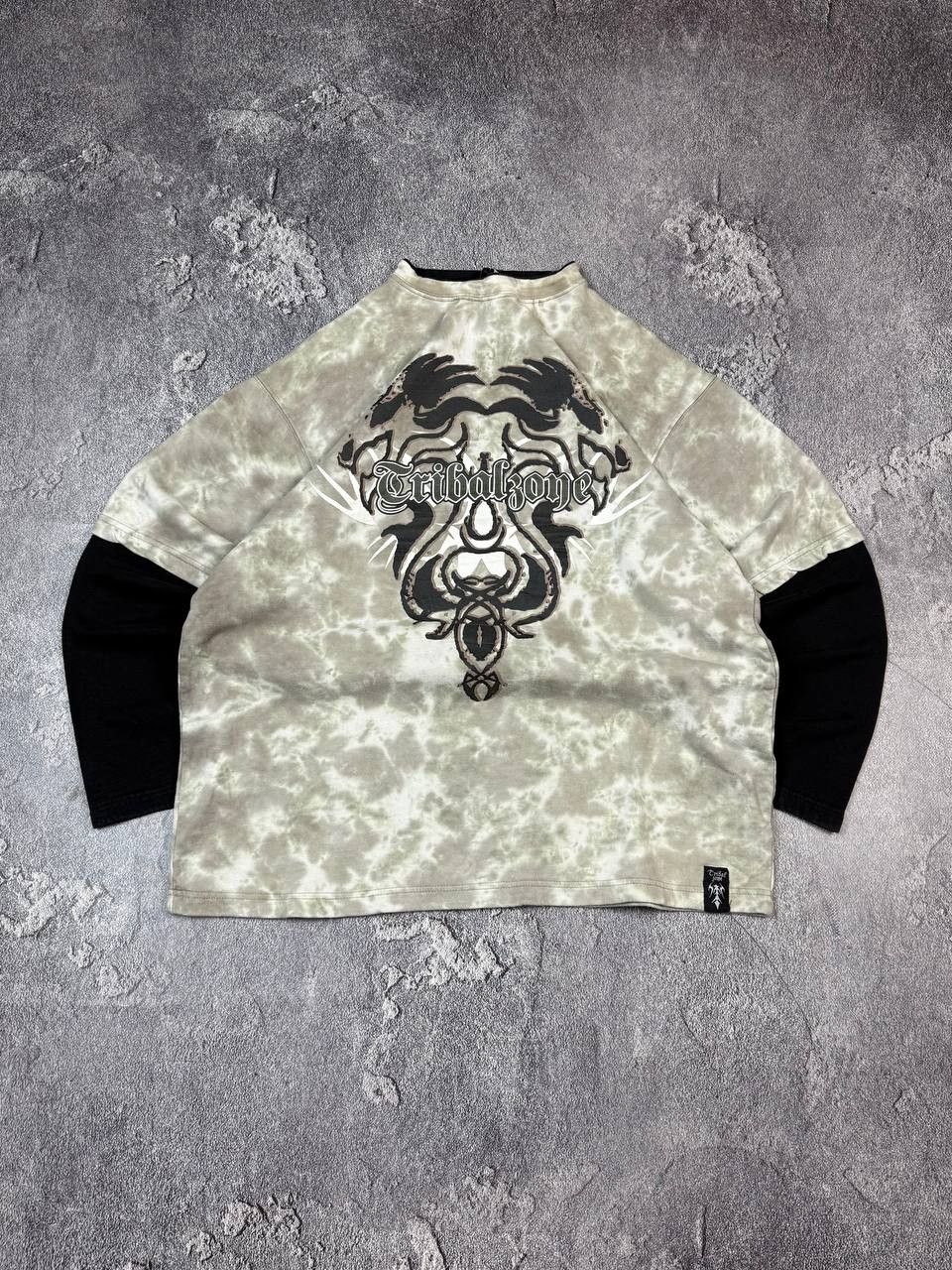 If Six Was Nine Y2K Gothic Punk Rock Longsleeve 2000s Size L Size US L / EU 52-54 / 3 - 1 Thumbnail