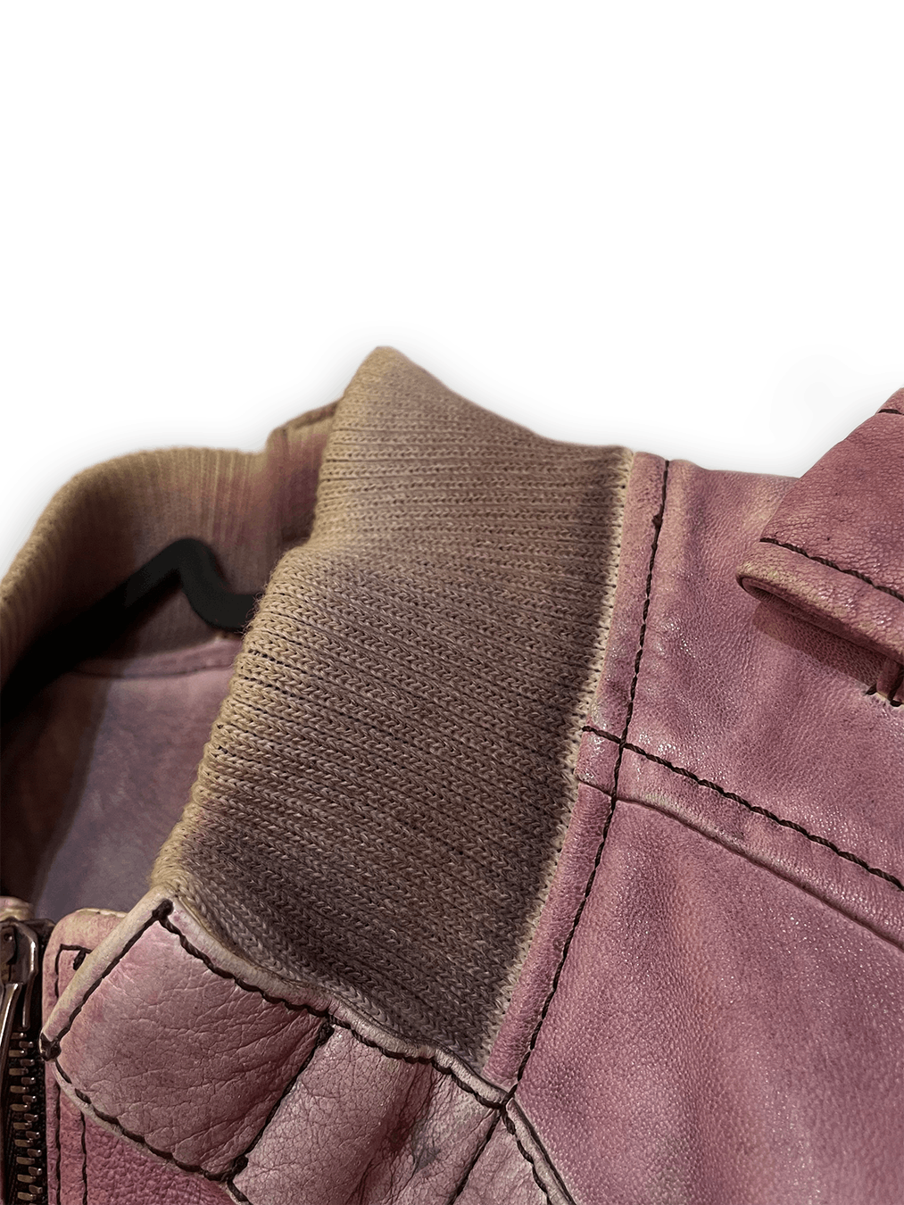 Hugo Boss HUGO BOSS Leather Pink Wash Biker Size US M / EU 48-50 / 2 - 3 Thumbnail