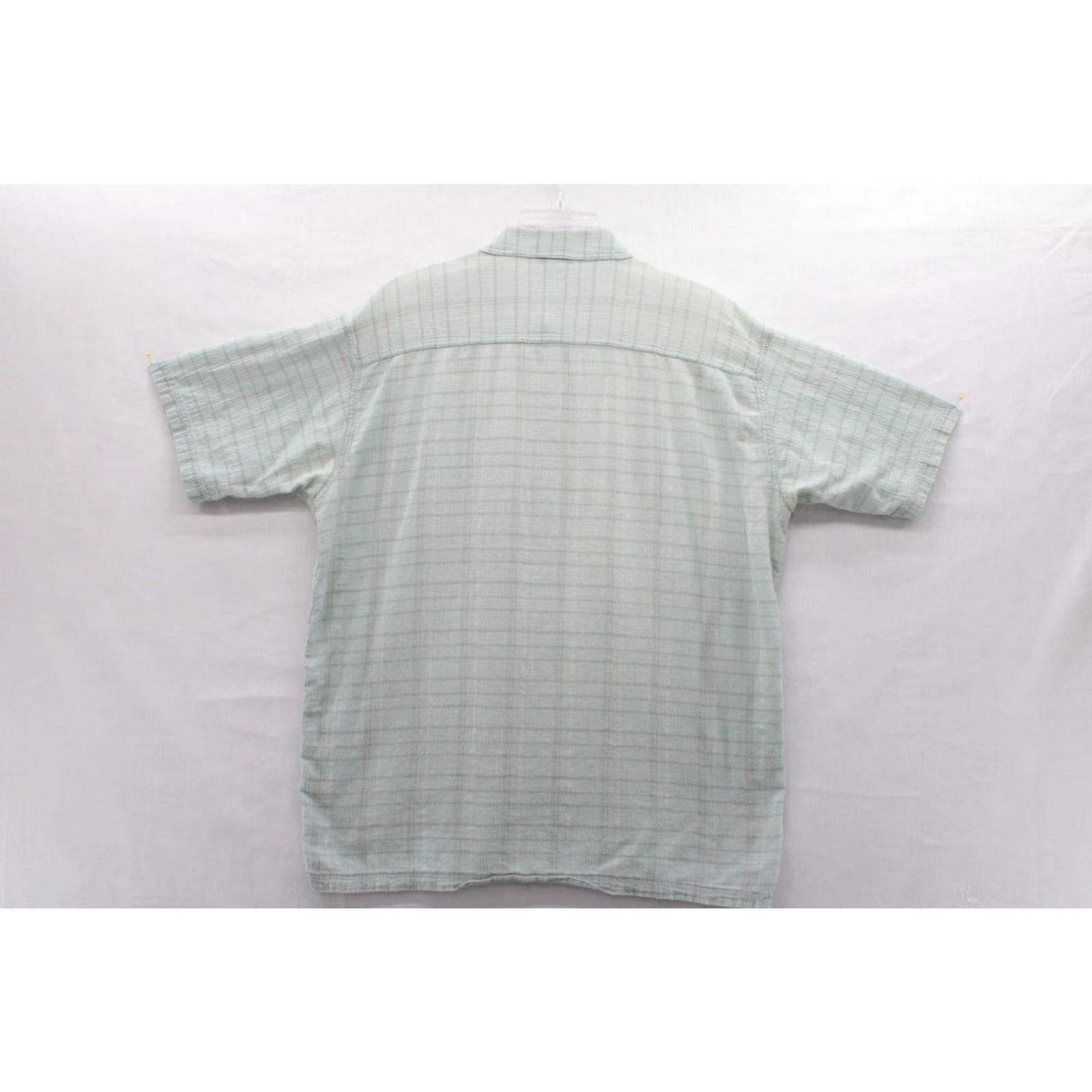 Patagonia Patagonia Shirt Men's XL Green Striped Short Sleeve Button Up Organic Cotton Shirt Size US XL / EU 56 / 4 - 2 Thumbnail