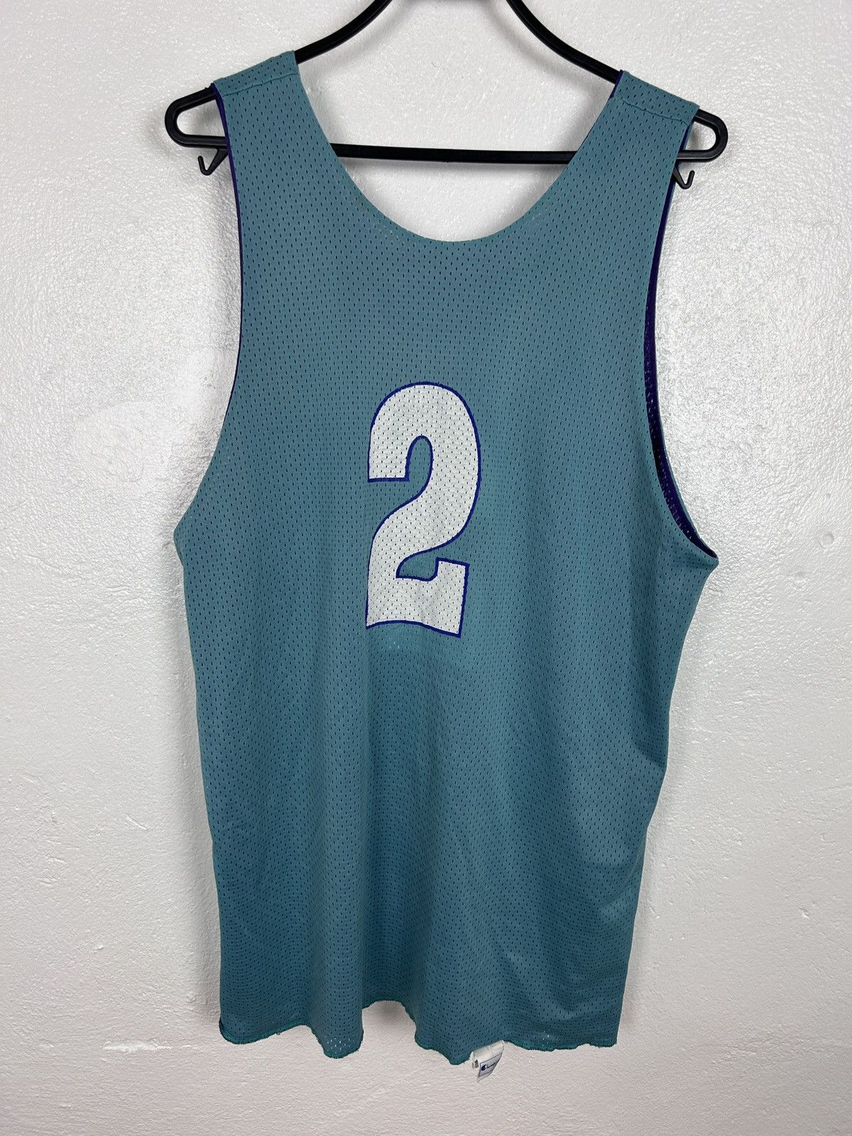 Champion Vintage Champion Hornets #2 Larry Johnson Reversible Jersey Size US XL / EU 56 / 4 - 9 Thumbnail
