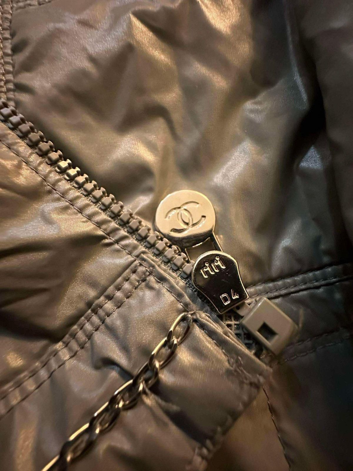 Chanel × Designer Chanel Nylon Down Jacket Size XS / US 0-2 / IT 36-38 - 5 Thumbnail