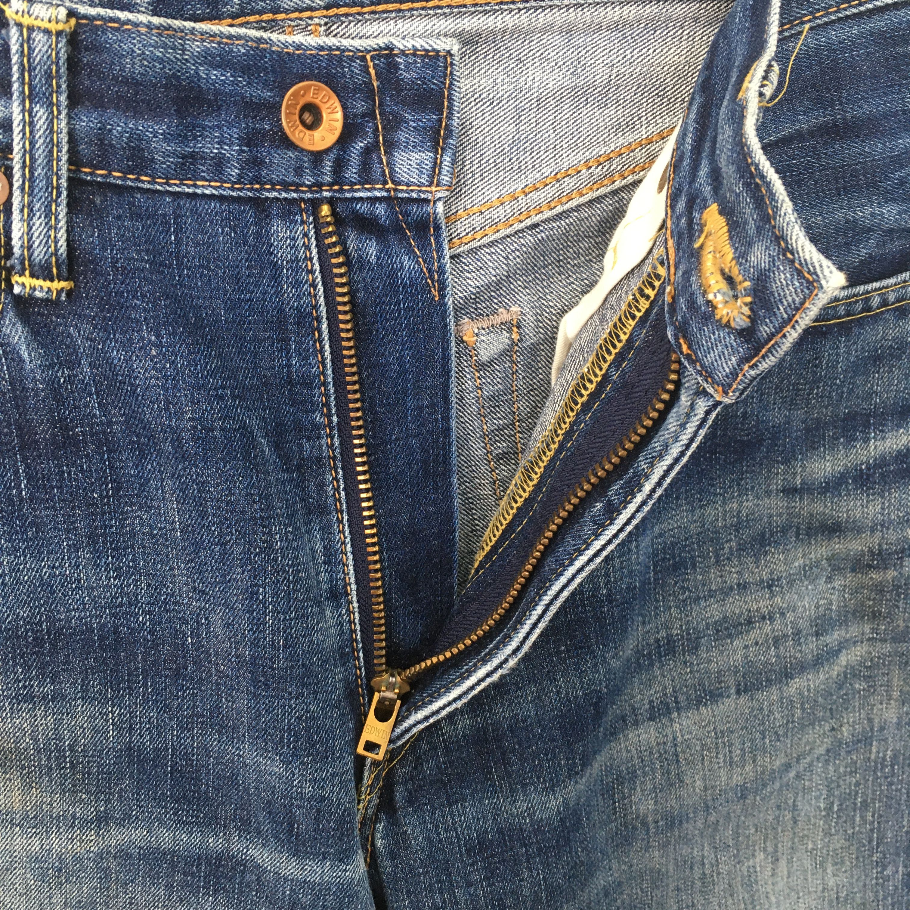 Edwin Size 27x27 Vintage 90s Edwin E Function Faded Jeans S1456 Size US 27 - 7 Thumbnail