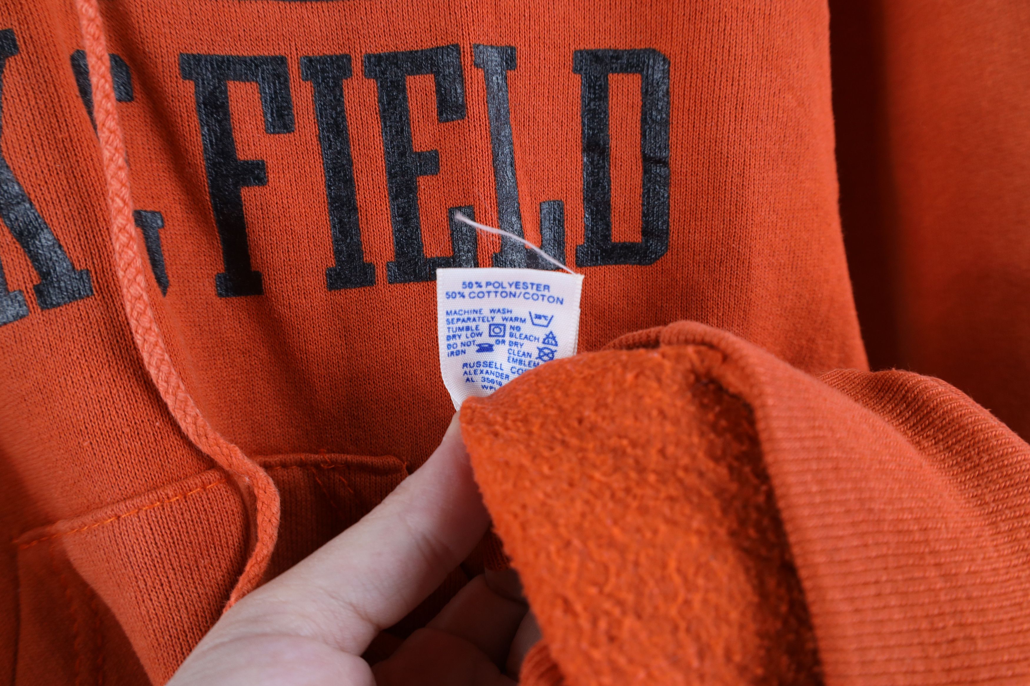 Russell Athletic × Vintage Vintage 80s Russell Athletic and Field Hoodie Sweatshirt USA Size US S / EU 44-46 / 1 - 12 Thumbnail
