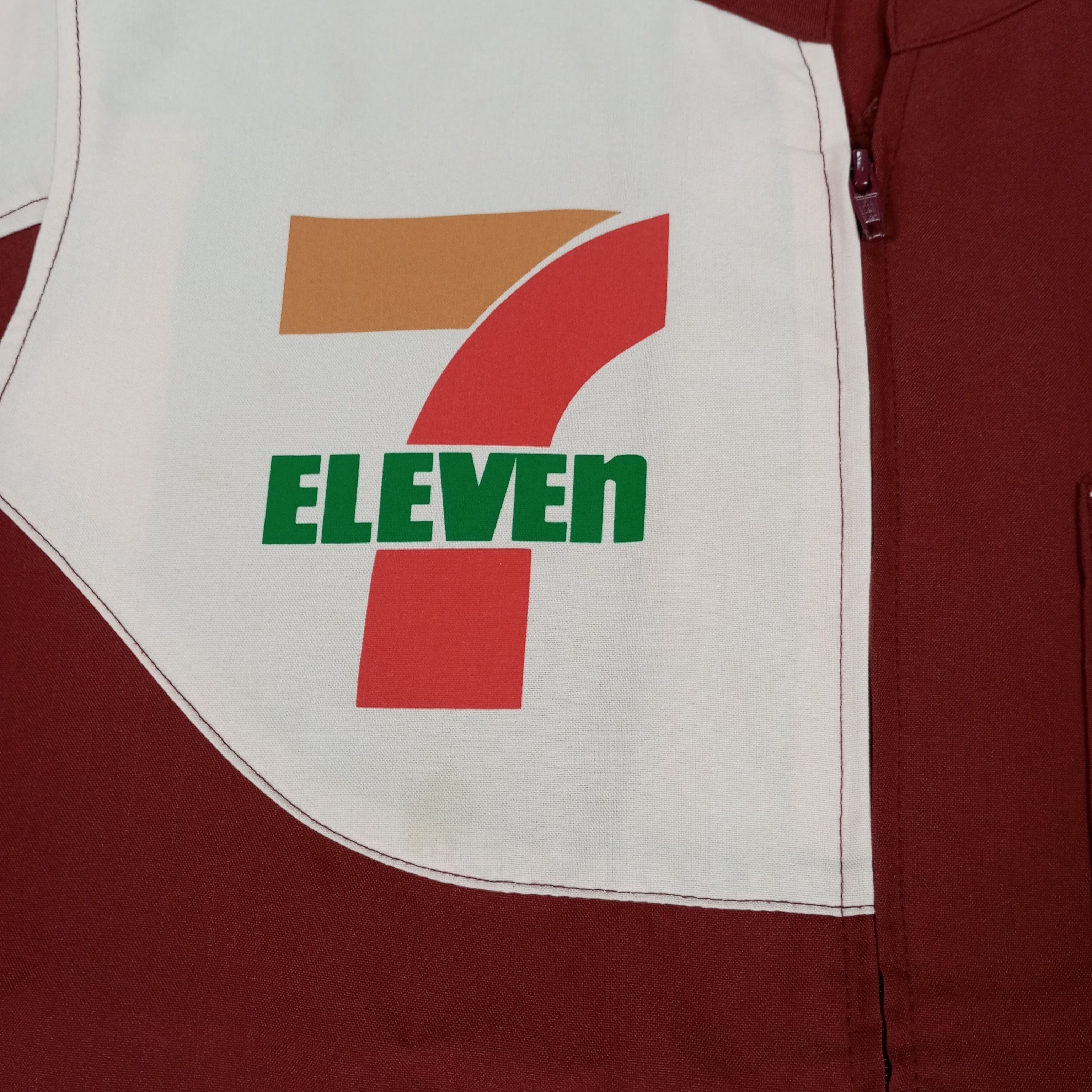 Japanese Brand × Vintage 7 Eleven Japanese Working Uniform Jacket Size US M / EU 48-50 / 2 - 2 Thumbnail