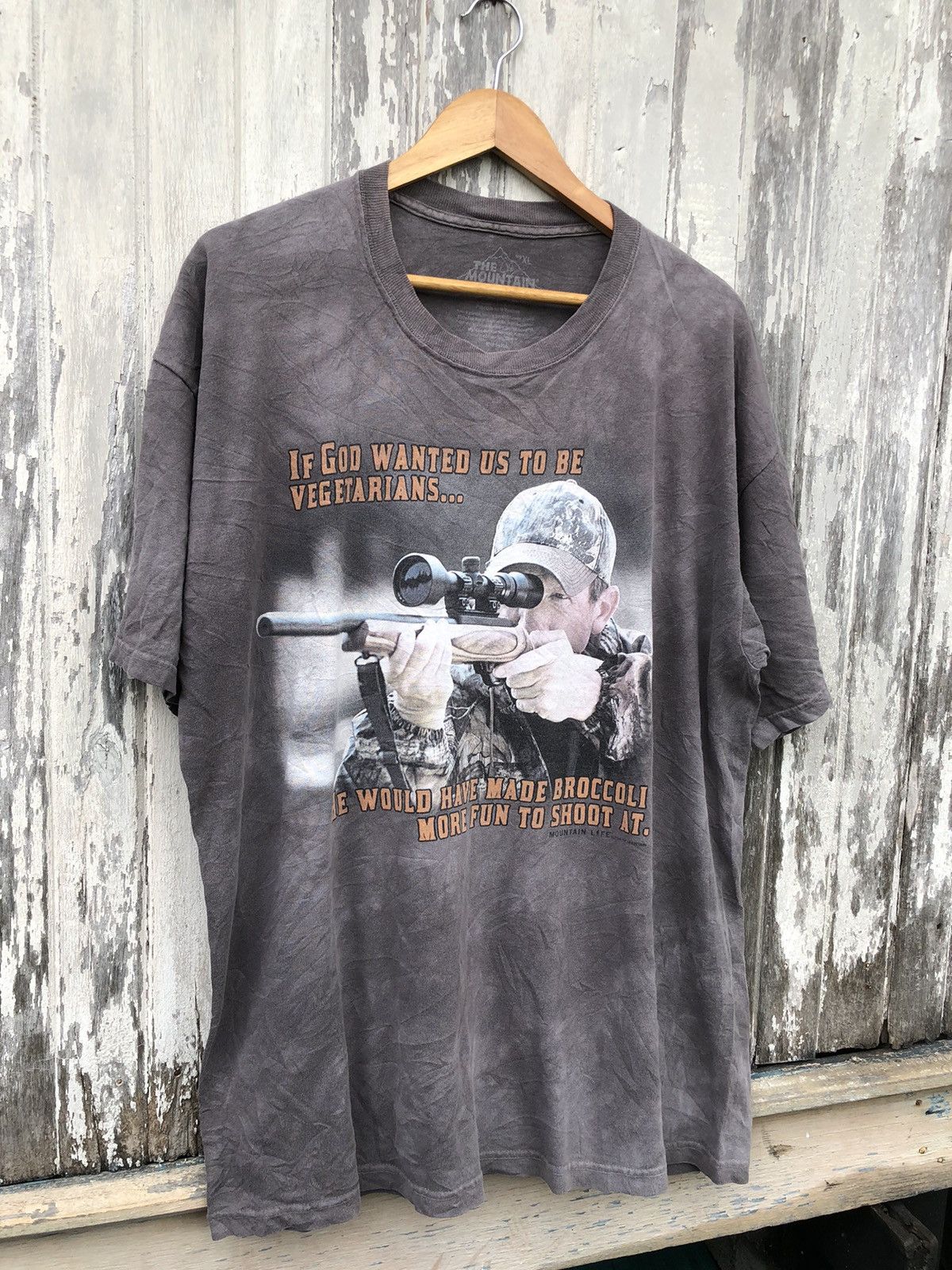Japanese Brand × The Mountain × Vintage Vintage Y2K The Mountain Sniper Man Tshirt Size US XL / EU 56 / 4 - 3 Thumbnail