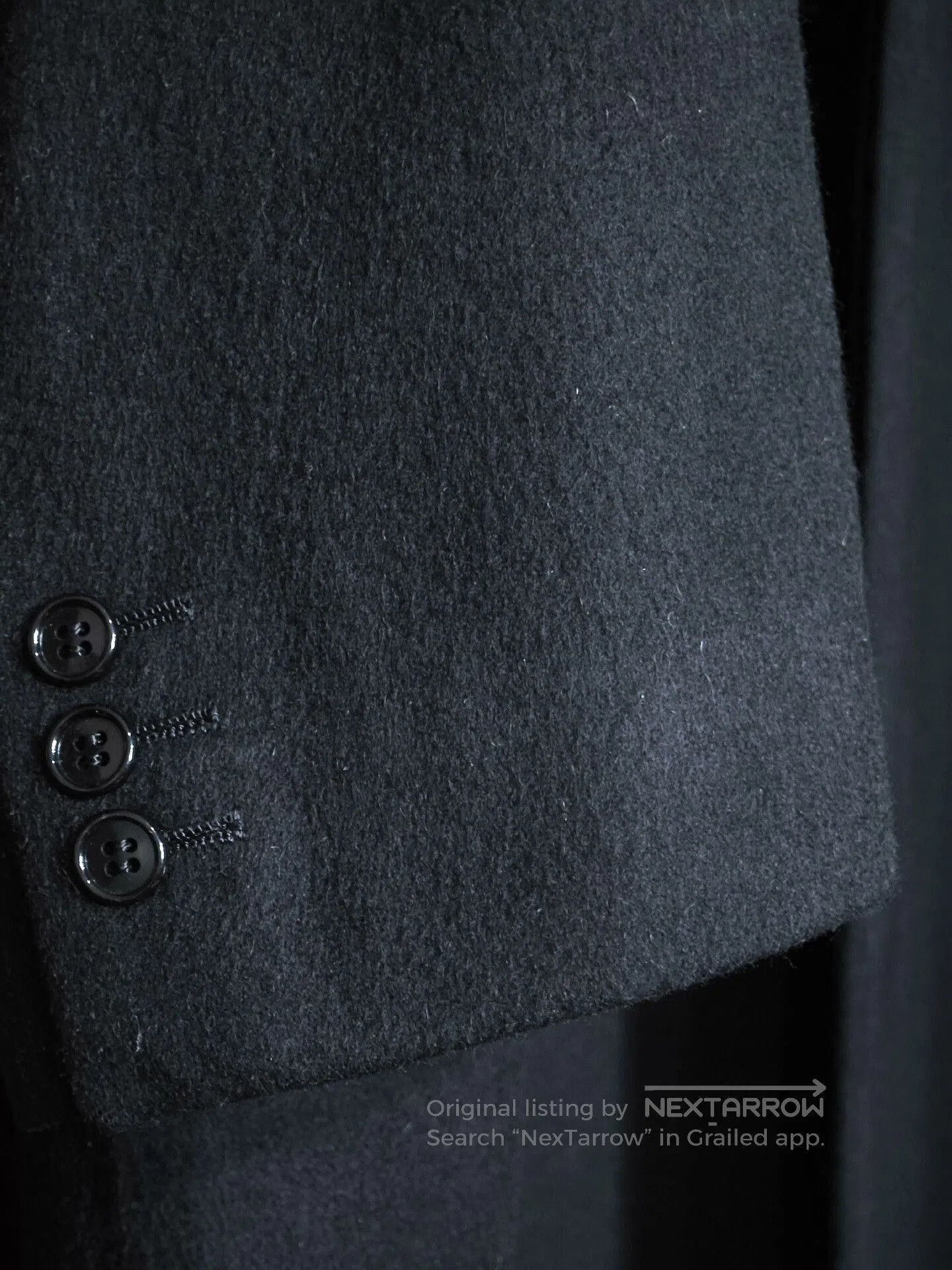 Crombie Custom Black Cashmere Overcoat. Size US M / EU 48-50 / 2 - 8 Thumbnail