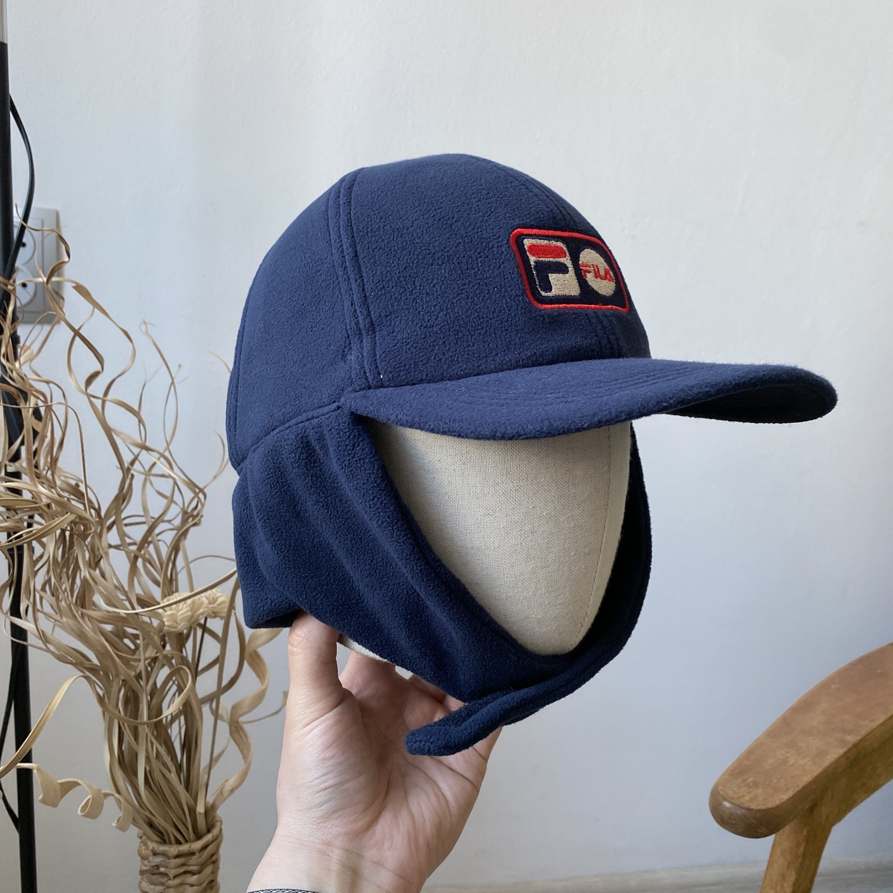 Fila ❄️ Vintage 90s Fleece Fila cap outdoor style Dad hat Size ONE SIZE - 3 Thumbnail