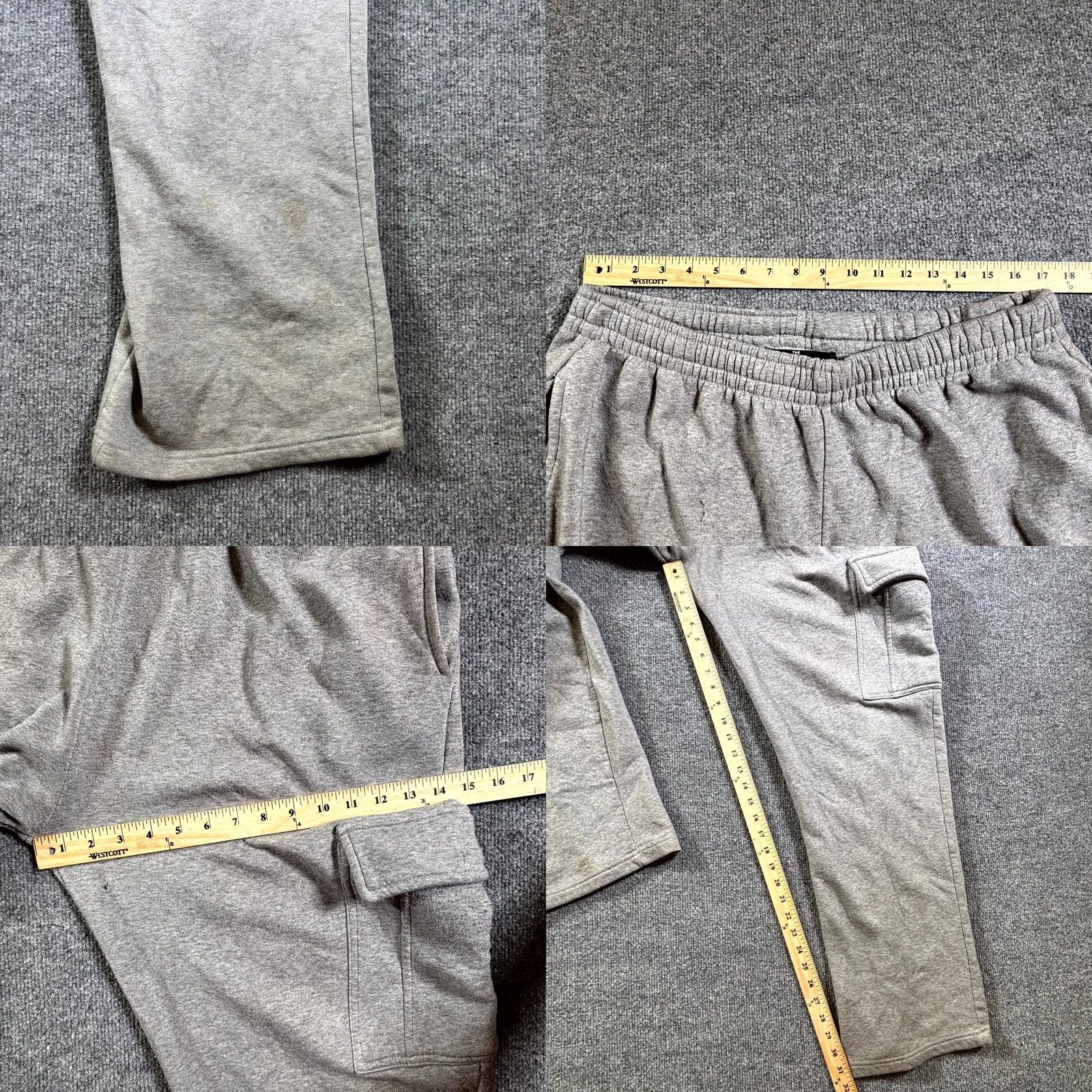 Poler The North Pole Sweatpant Men 4XL Gray Cotton Cargo Sports Drawstring Performance Pants Size US 39 - 8 Thumbnail