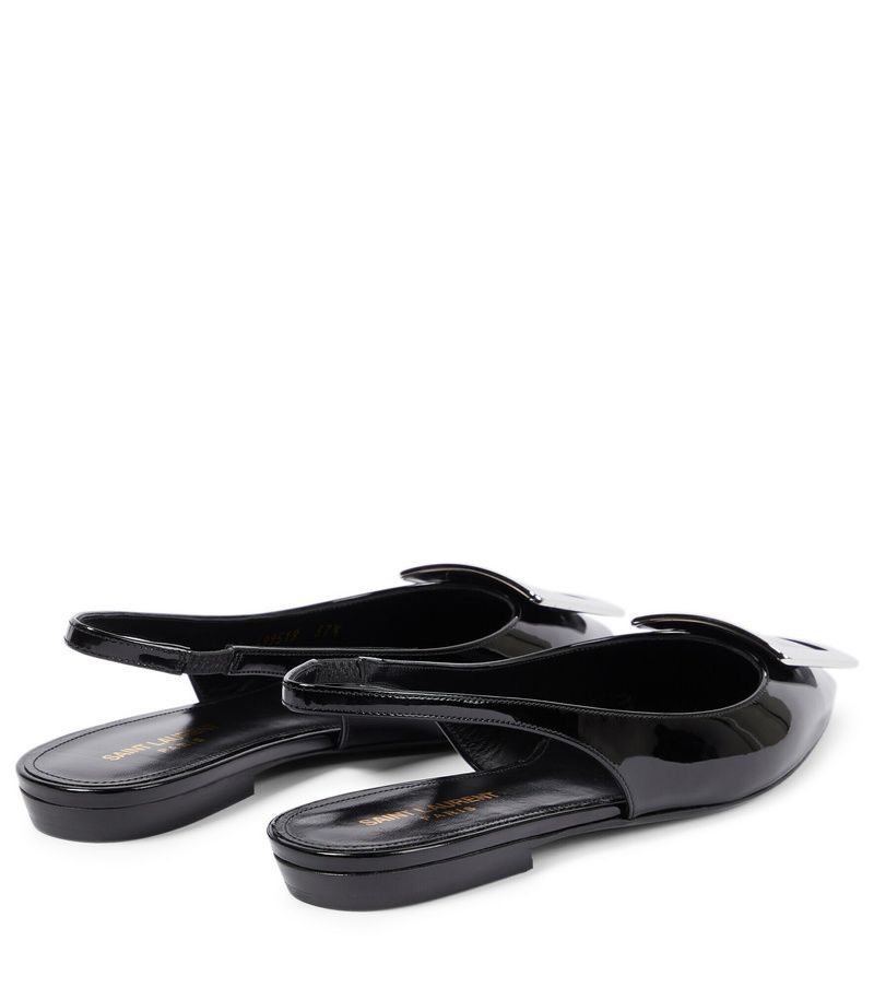 Saint Laurent Paris New Saint Laurent Maxine wmn flat sandal IT37.5/US7.5/UK4.5 Size US 7.5 / IT 37.5 - 2 Thumbnail