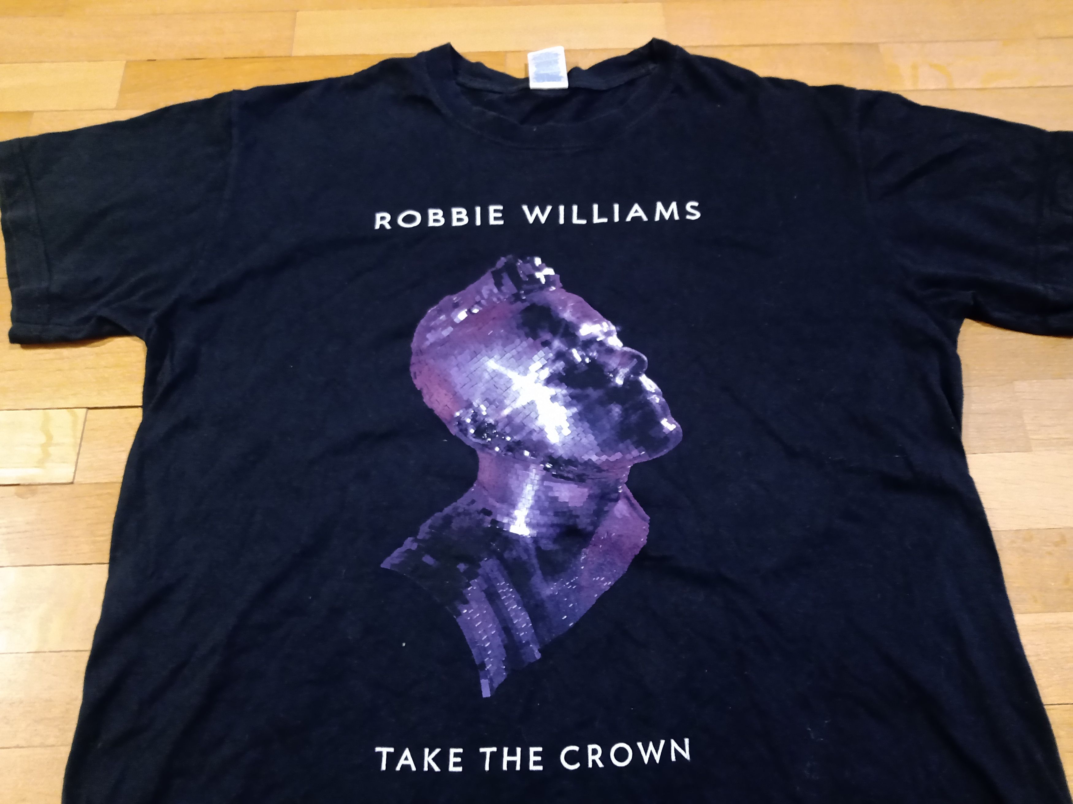 Vintage Robbie Williams Take the Crown Stadium Tour 2013 Shirt Size US L / EU 52-54 / 3 - 2 Thumbnail
