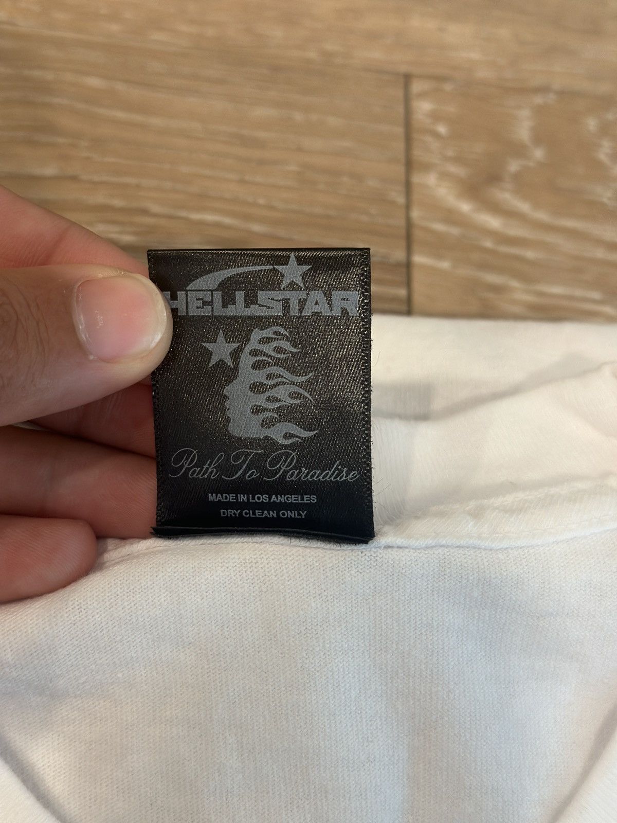 HELLSTAR HELLSTAR STUDIOS RECORDS LONGSLEEVE WHITE T-SHIRT Size US L / EU 52-54 / 3 - 3 Thumbnail
