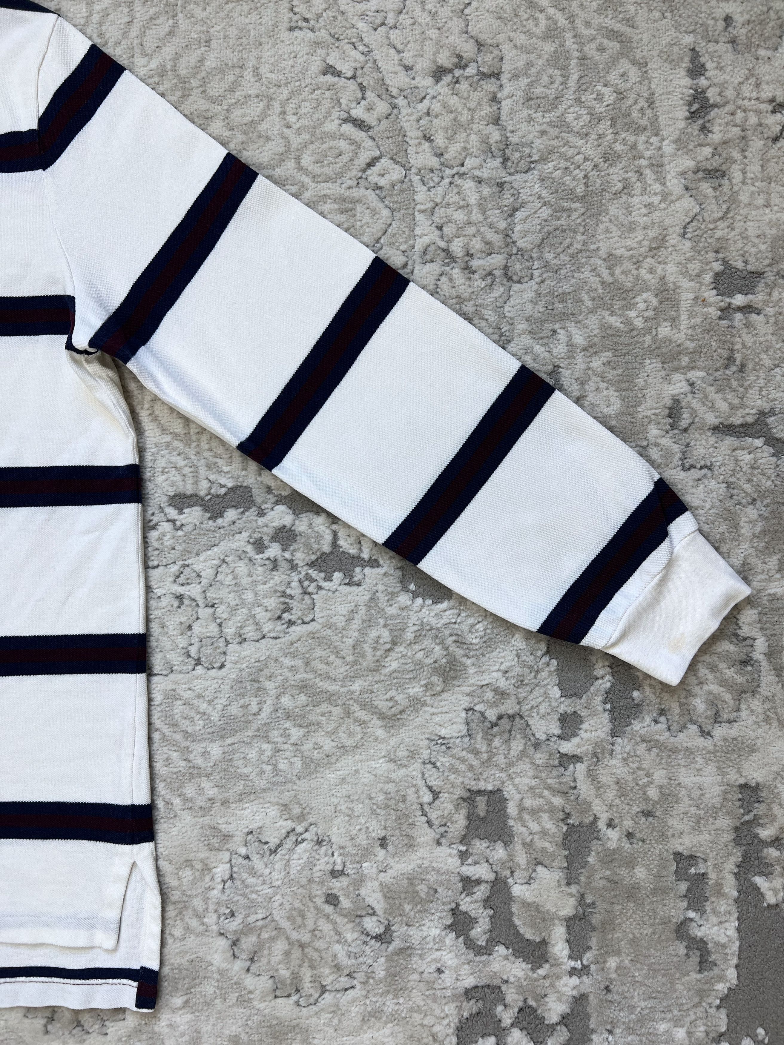 Polo Ralph Lauren Vintage Polo Ralph Lauren Striped Rugby Shirt Size US L / EU 52-54 / 3 - 2 Thumbnail