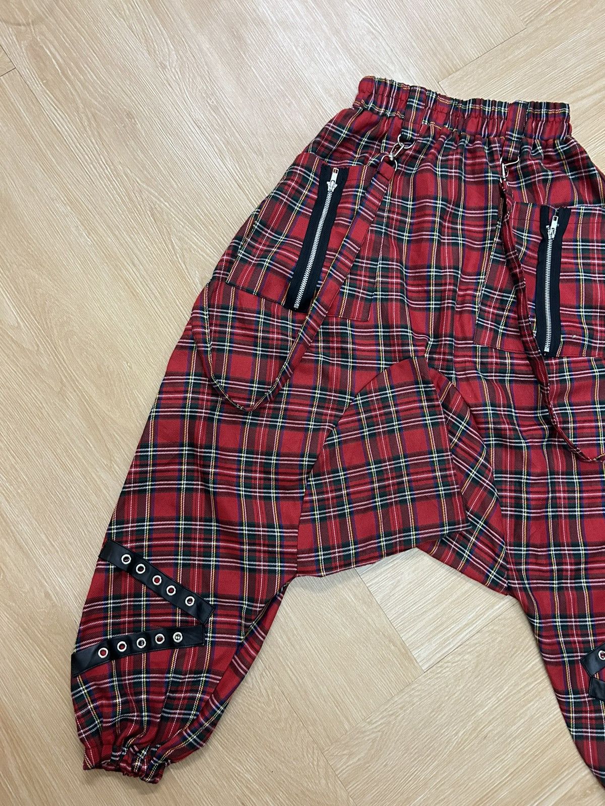 If Six Was Nine × Japanese Brand × Seditionaries ACDC RAG GOTHIC PUNK PANT MULTIZIP TARTAN Size US 31 - 3 Thumbnail