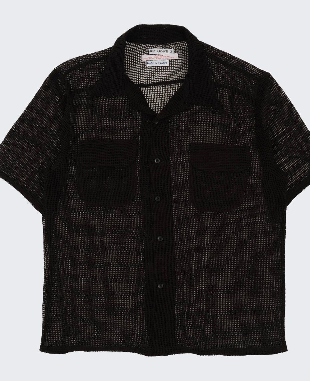 Other Brut Camp Collar Mesh Shirt - M/L Size US L / EU 52-54 / 3 - 6 Thumbnail