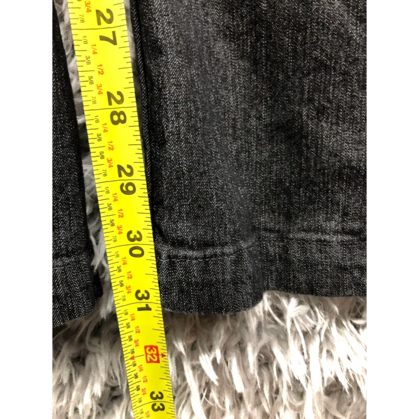 Vintage 111 State Jeans Womens Size 12 Mid Rise Dark Wash Black Denim Size 34" / US 12 / IT 48 - 3 Thumbnail