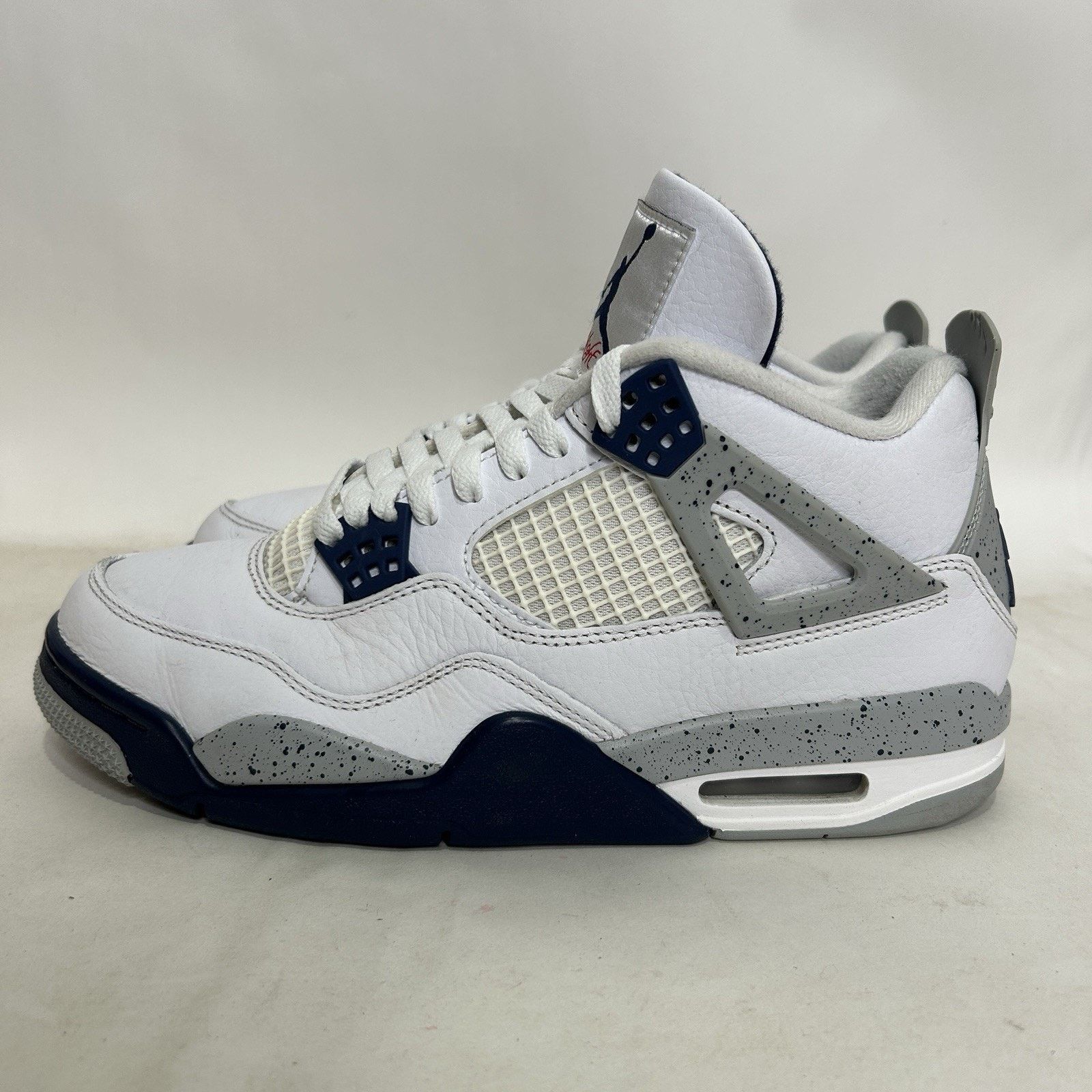 Jordan Brand Nike Air Jordan Retro 4 “Midnight Navy” Size US 9 / EU 42 - 6 Thumbnail