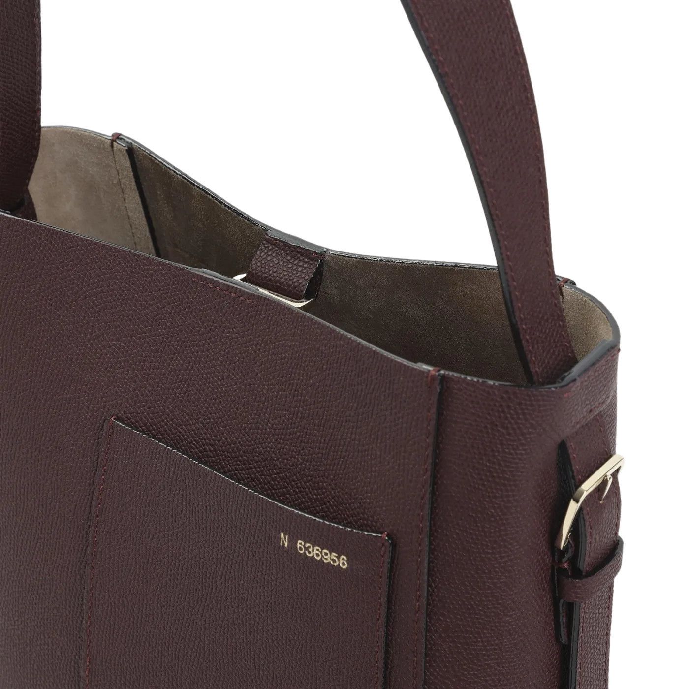 Valextra VALEXTRA Bucket Small AMARANTO Leather Tote Bag New Size ONE SIZE - 4 Thumbnail