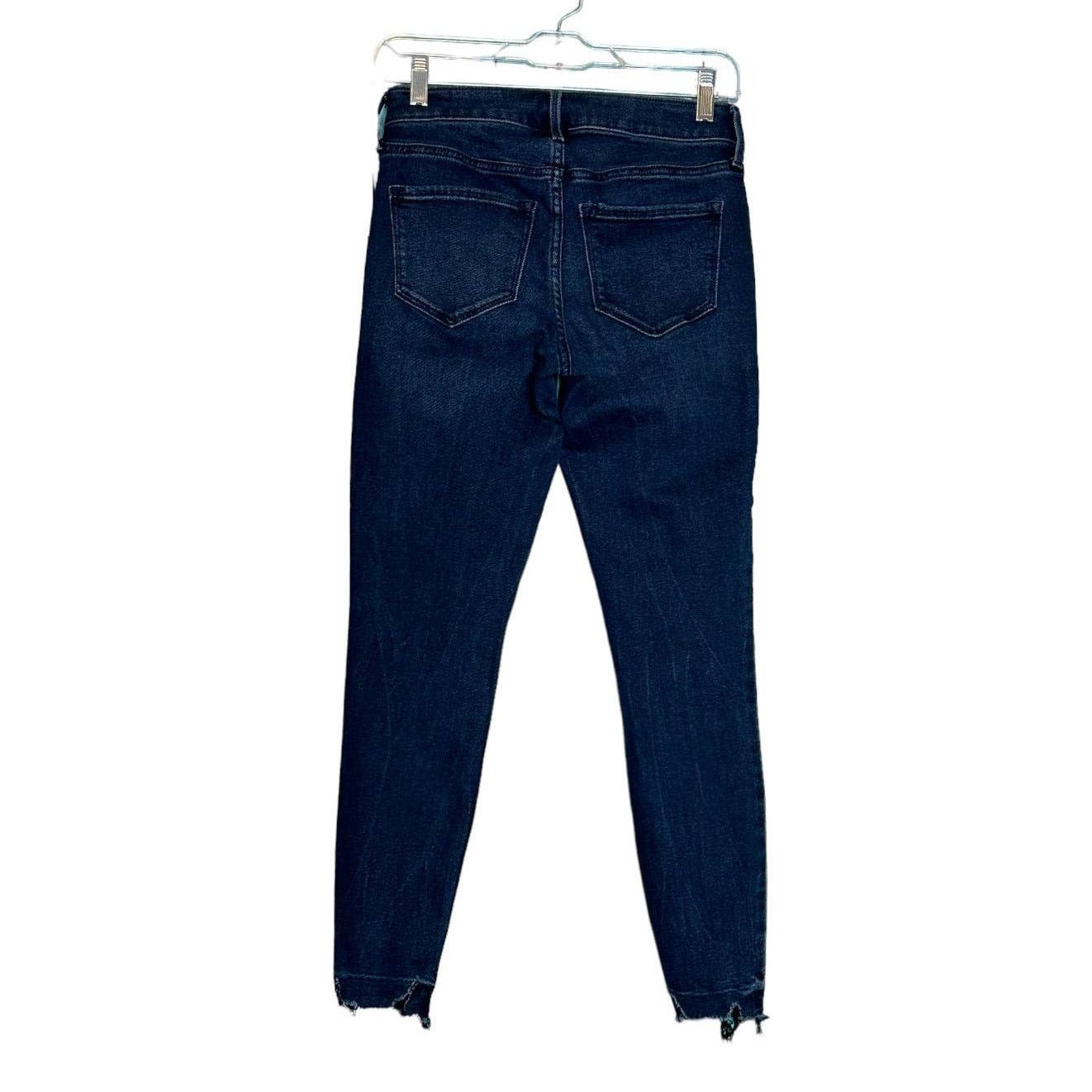 Old Navy Old Navy blue super skinny mid rise ankle jeans size 0 Size 25" / US 0 / IT 36 - 7 Thumbnail