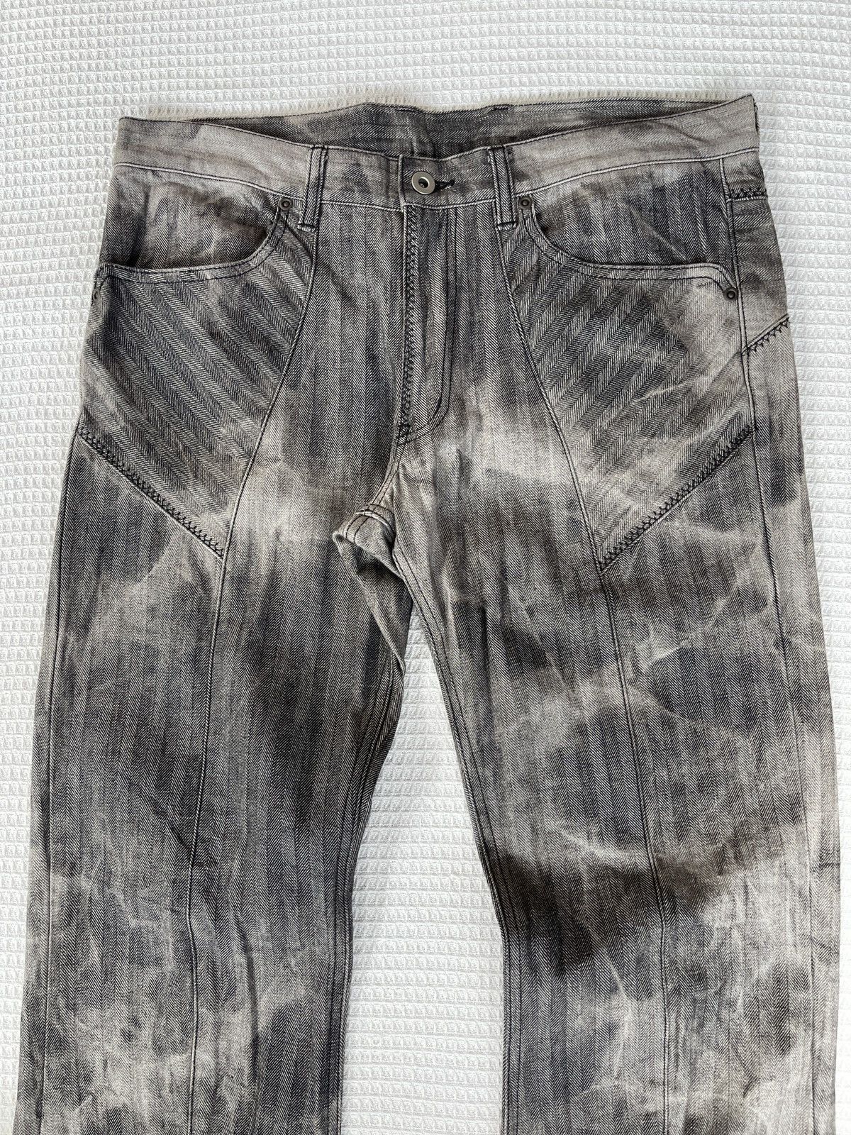 Japanese Brand Rare🔥Japanese Designer EDGE RUPERT Flared Bootcut Jeans Size US 35 - 6 Thumbnail