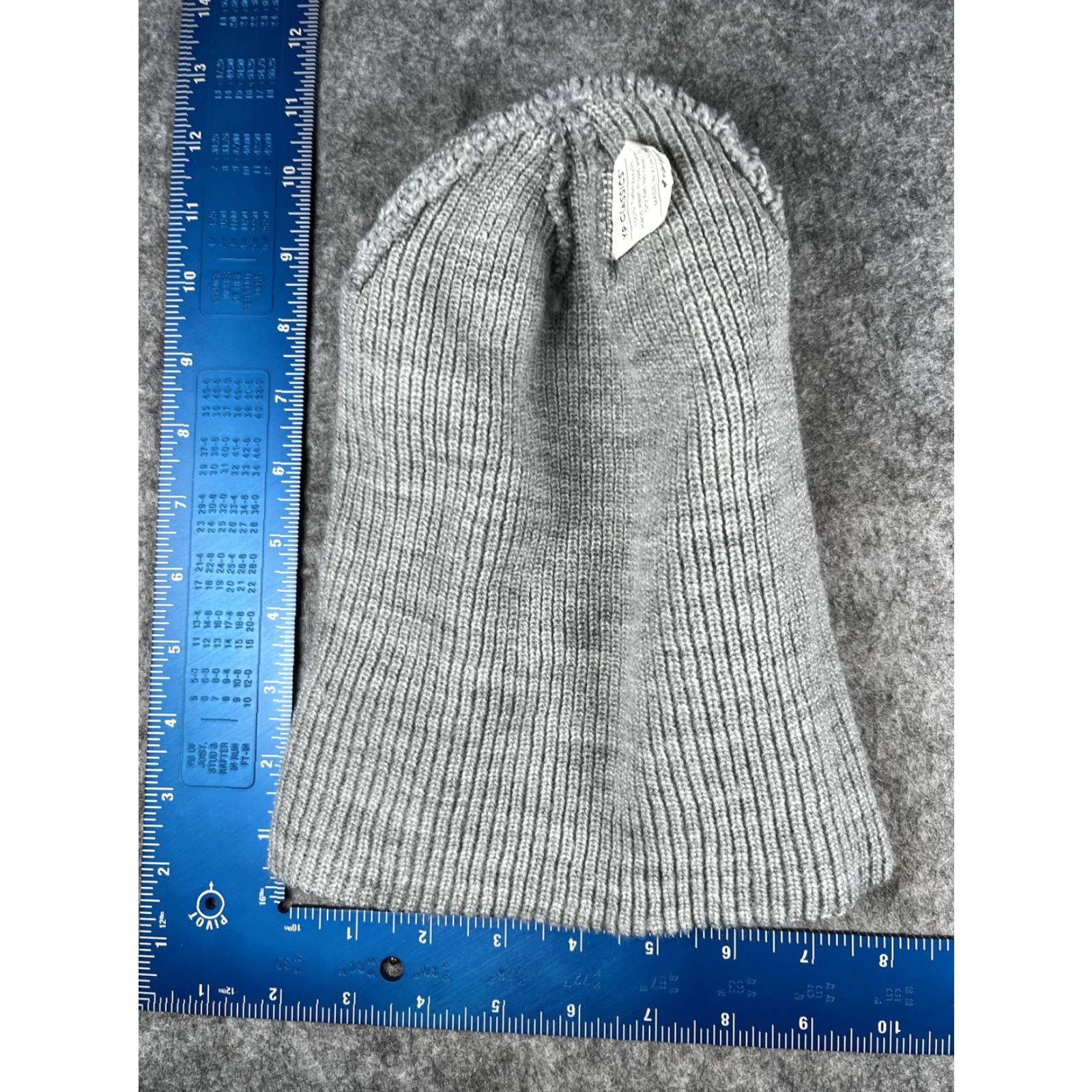 Vintage YP Classics Hat Beanie Mens One Size Gray Knit Keentek Logo Stretch Winter Size ONE SIZE - 6 Thumbnail