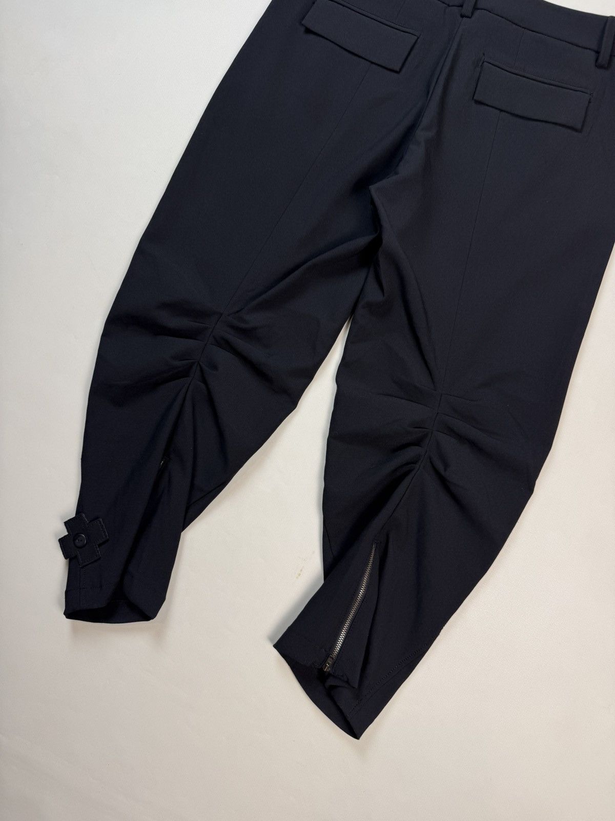 Other PLU ++ Ladies Avant-Garde Ankle Zip Lagenlook Pants Trousers Size 30" / US 8 / IT 44 - 19 Thumbnail