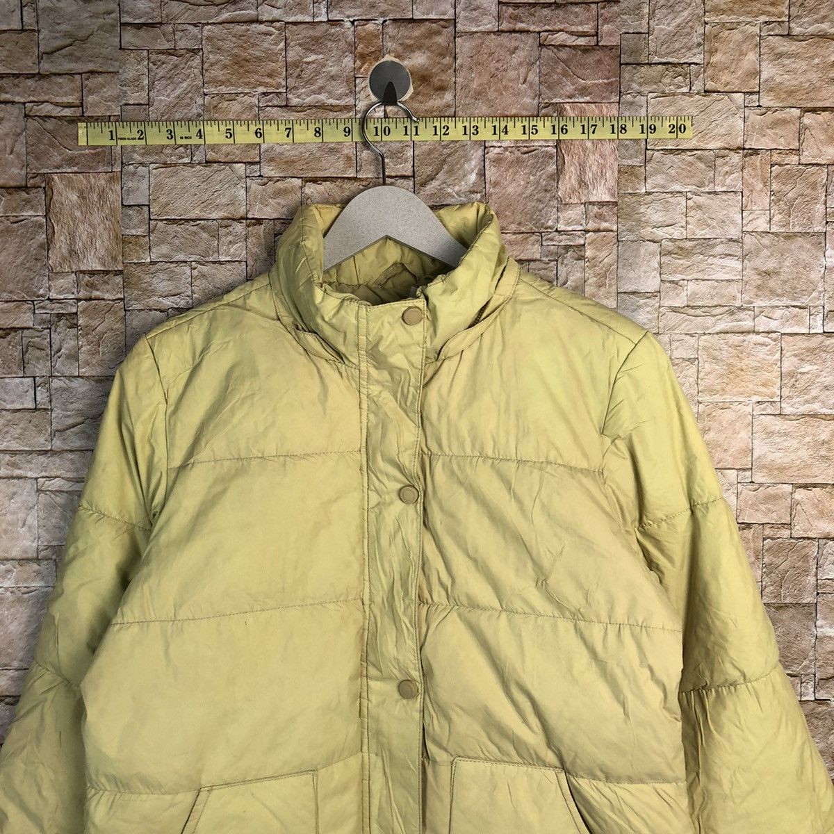 Japanese Brand Gio Atheltic Green puffer jacket #A292 Size US M / EU 48-50 / 2 - 2 Thumbnail
