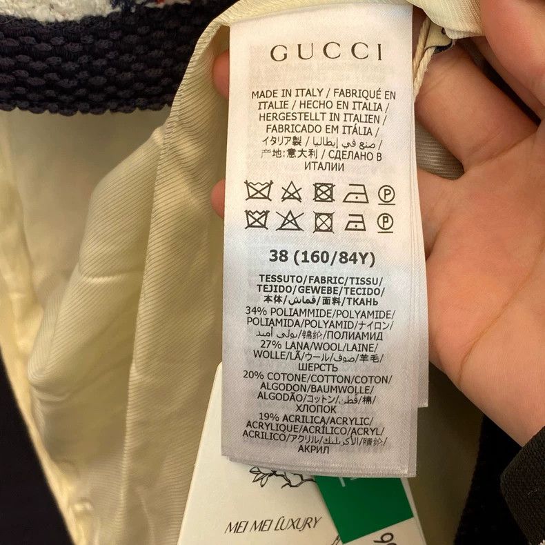 Gucci Gucci Popular plaid tweed gold buckle small fragrance style Size XS / US 0-2 / IT 36-38 - 5 Thumbnail