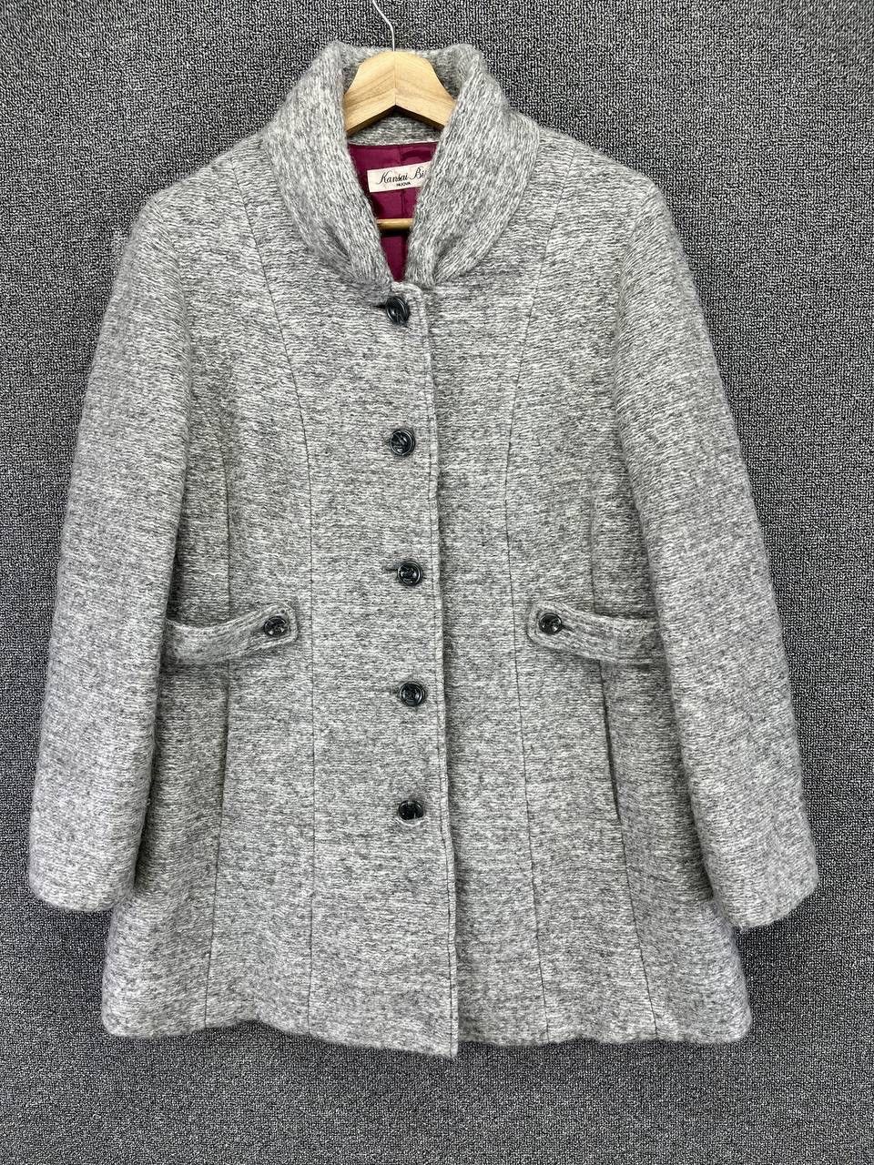 Kansai Yamamoto Vintage Kansai Yamamoto Button Up Wool Long Jacket Size M / US 6-8 / IT 42-44 - 1 Thumbnail