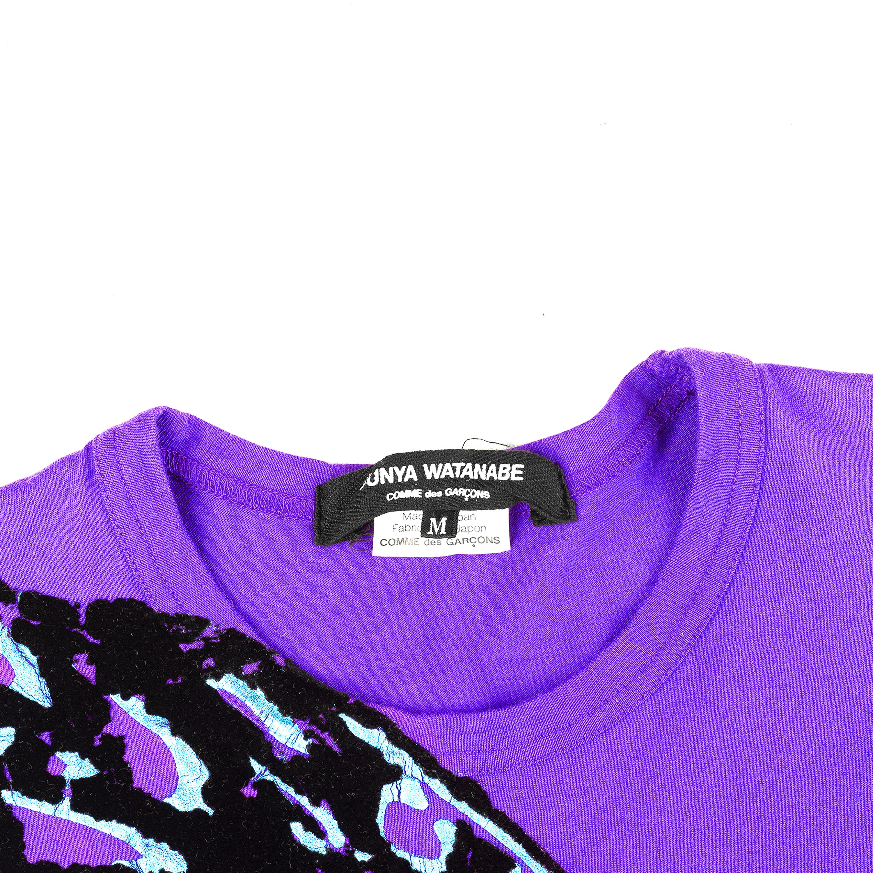 Junya Watanabe Junya Watanabe CDG 2008 Vintage Butterfly Purple T-Shirt (M) Size US M / EU 48-50 / 2 - 3 Thumbnail