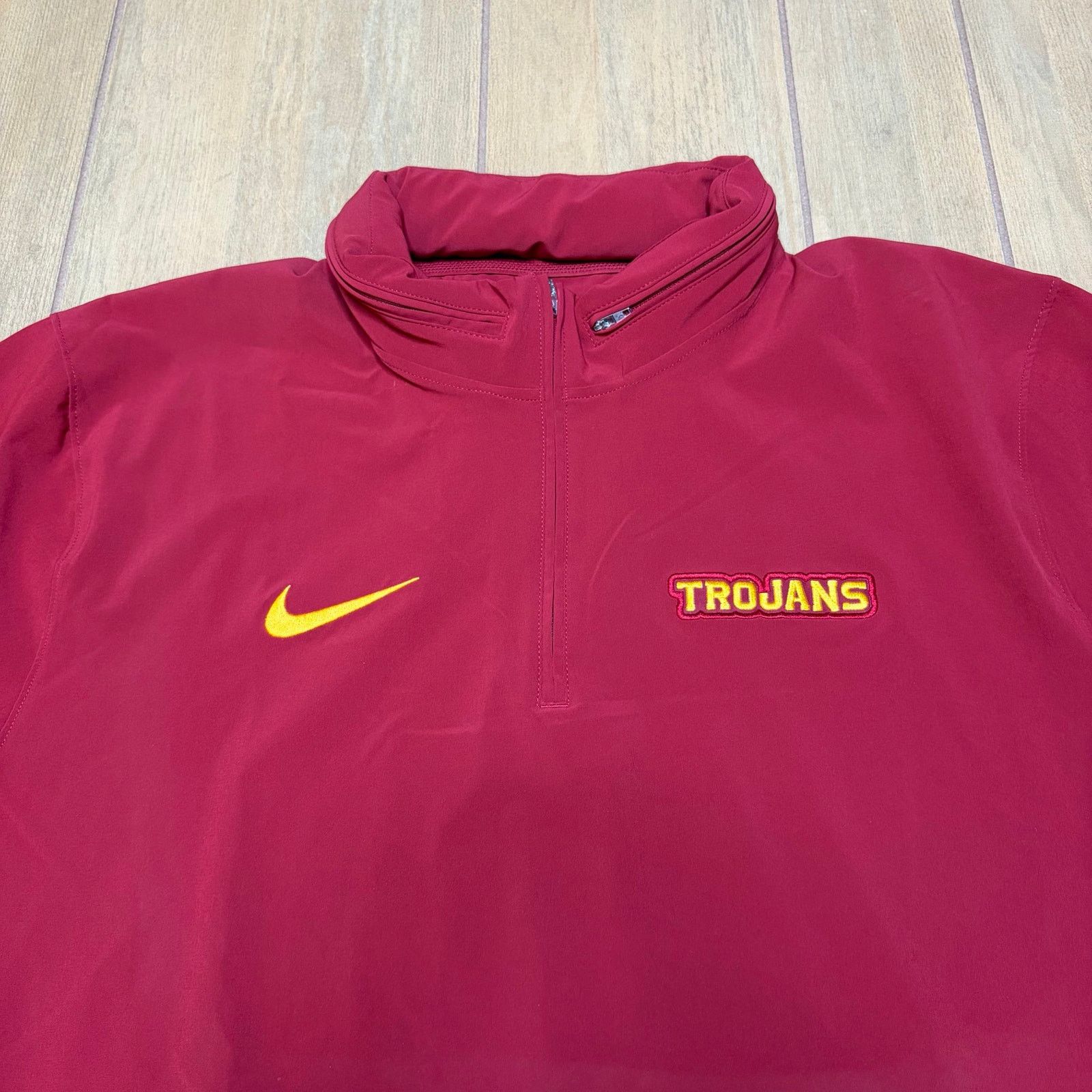 Nike Nike USC Trojans Sideline Coach Long Sleeve Half-Zip Jacket Size US XL / EU 56 / 4 - 8 Thumbnail