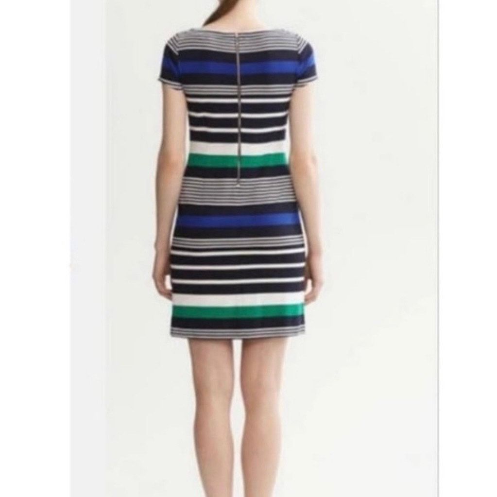 Banana Republic Banana Republic Multi Stripe Ponte Knit Sheath Dress 4 Size S / US 4 / IT 40 - 8 Thumbnail
