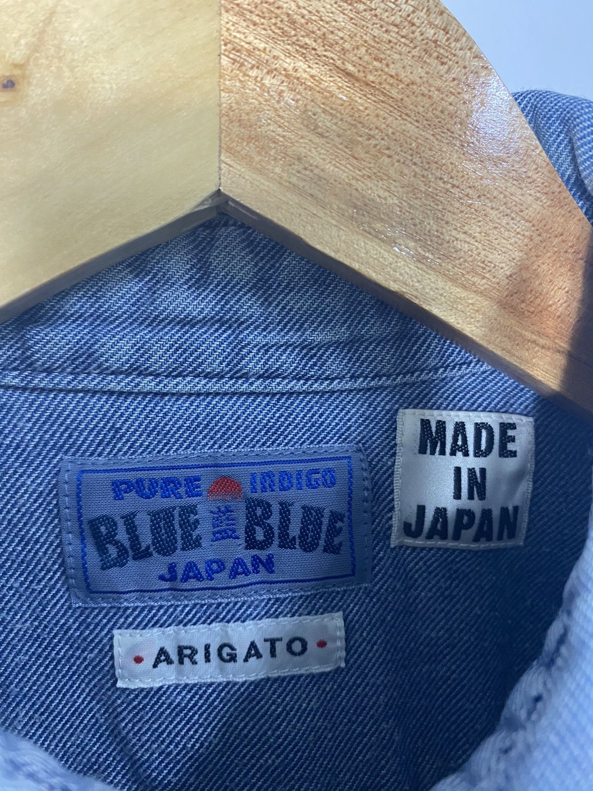 Blue Blue Japan Blue Blue Japan Denim Style Button Up Shirt Size US S / EU 44-46 / 1 - 4 Thumbnail
