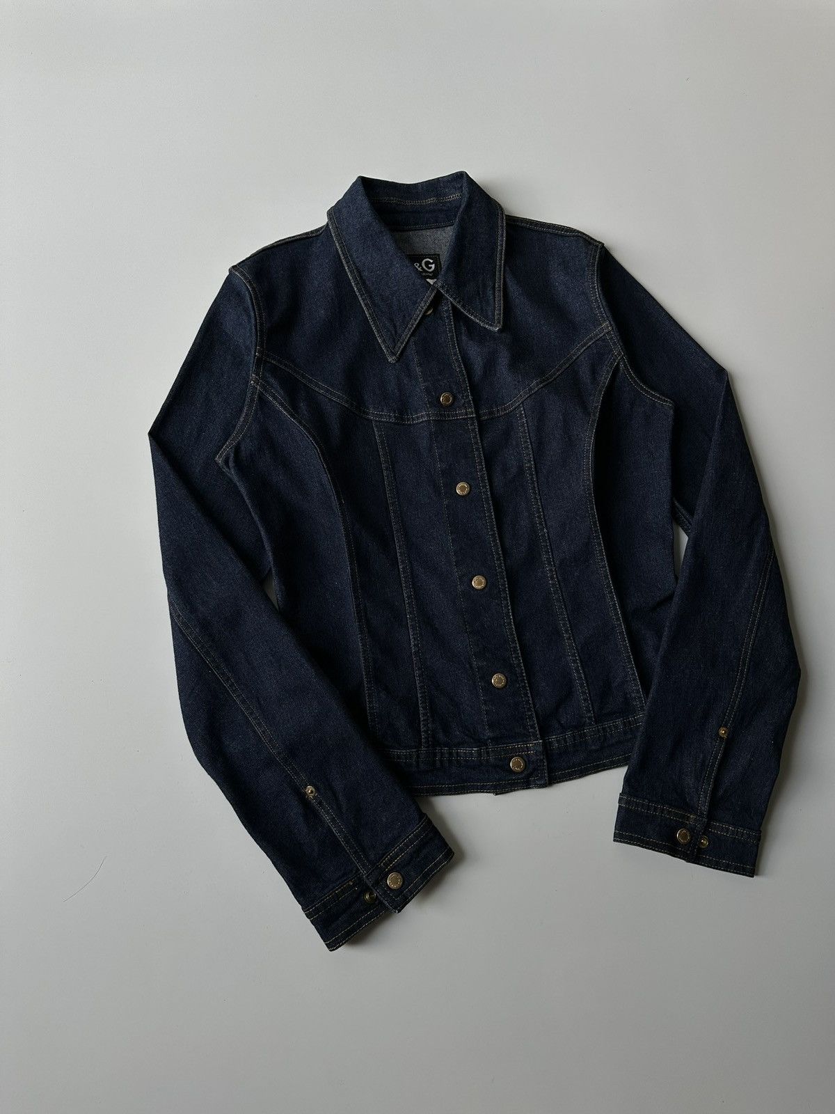 Dolce & Gabbana Vintage 90s Dolce&Gabbana Denim Jacket Size S / US 4 / IT 40 - 2 Thumbnail