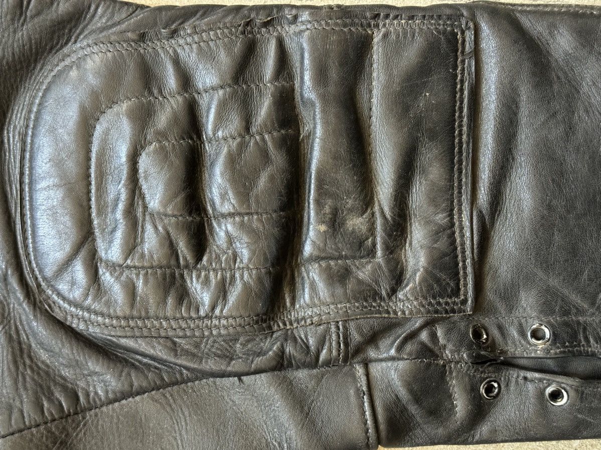 Vintage 1930s Buco Leather Biker Pants by Joseph Buegeleisen Size 34 Size US 34 / EU 50 - 8 Thumbnail
