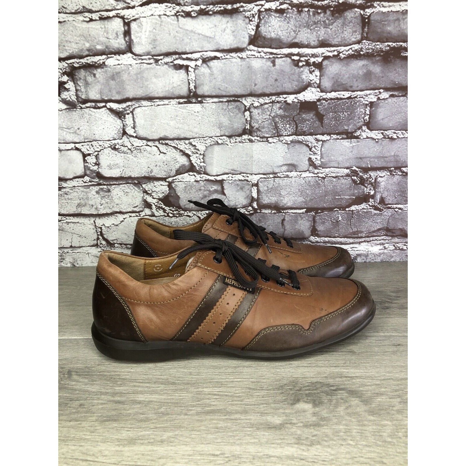Mephisto Mephisto Air Jet Leather Brown Leather Driving Sneakers Shoe Size US 9 / EU 42 - 16 Thumbnail