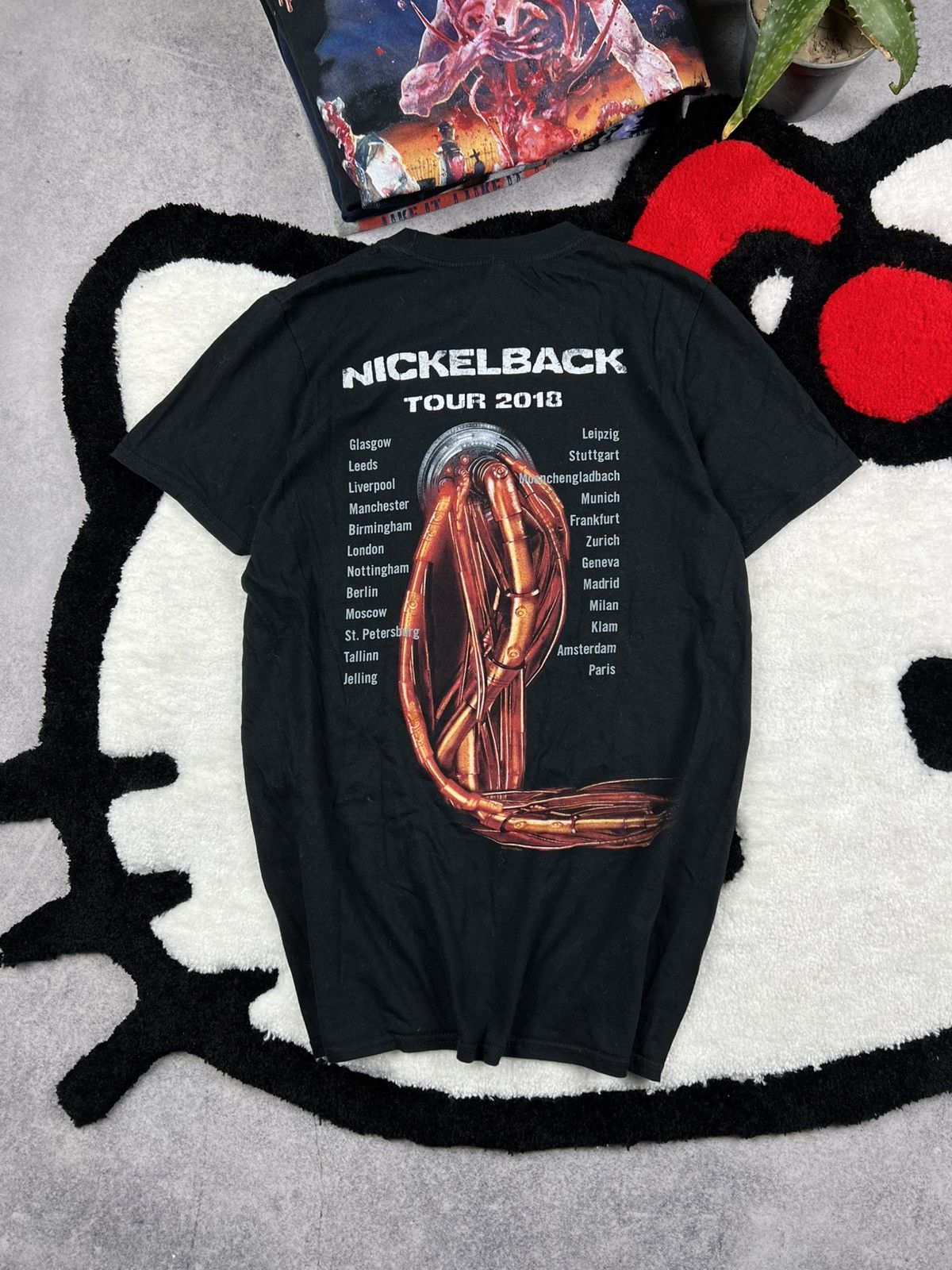 Band Tees Crazy Nickelback Feed The Machine Band Y2K Tee Shirt Size US S / EU 44-46 / 1 - 5 Thumbnail