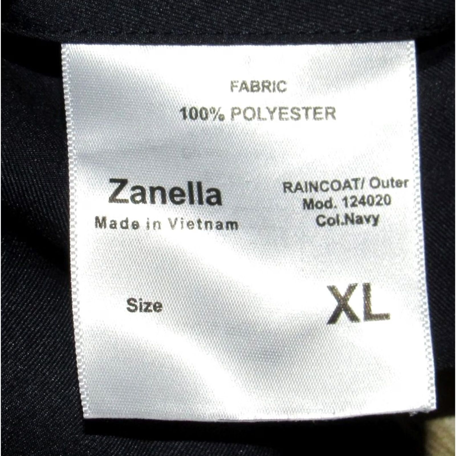 Zanella ZANELLA Navy Blue Polyester Rain Coat Jacket Made In Italy XL Mens Jacket XL Navy Blue Polyester Rain Coat Zanella XL Mens Size US XL / EU 56 / 4 - 5 Thumbnail