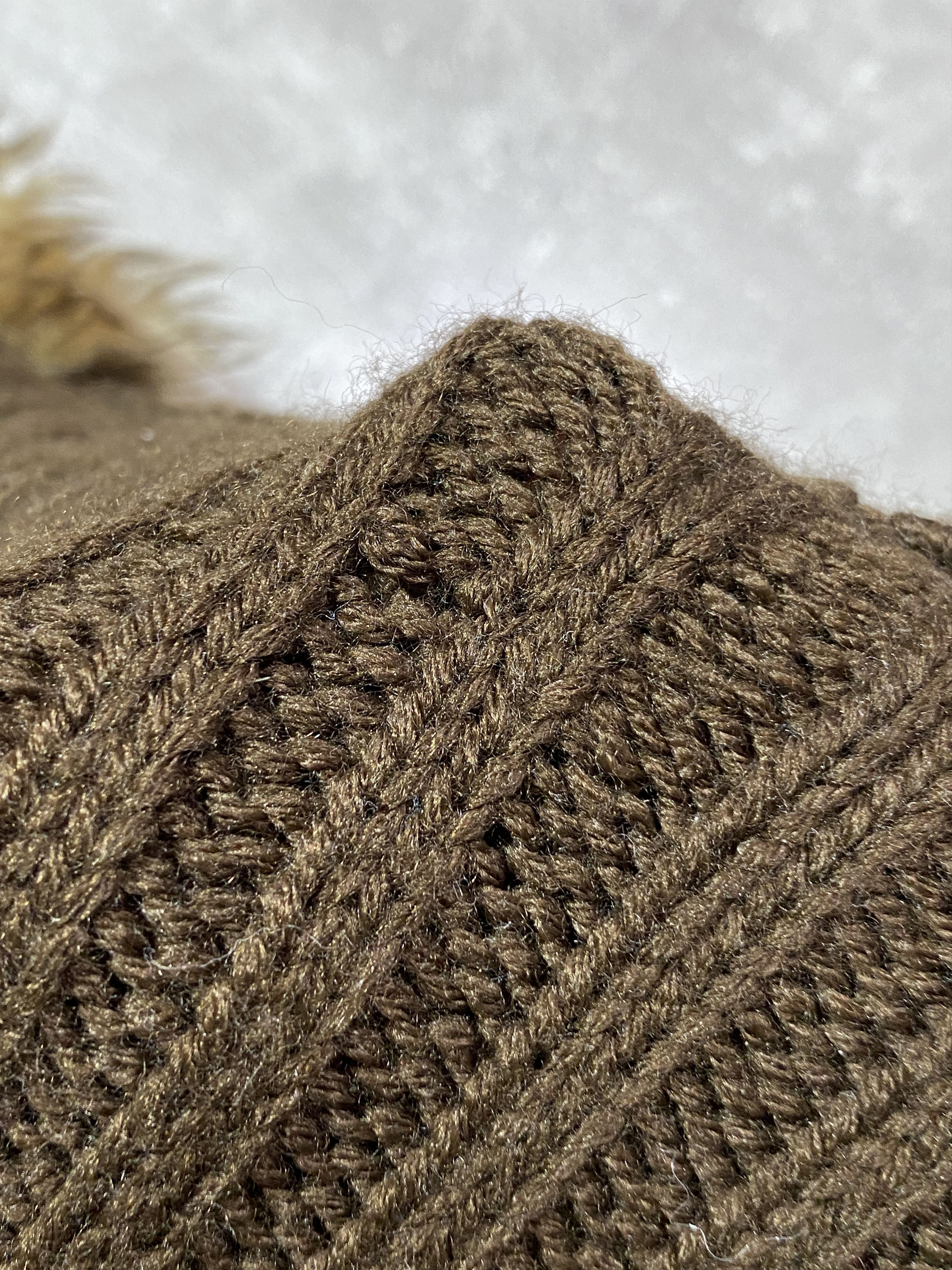If Six Was Nine CRAZY Y2K FLUFFY VAMP BROWN ISWN LGB TYPE FAUX FUR VEST Size US M / EU 48-50 / 2 - 7 Thumbnail