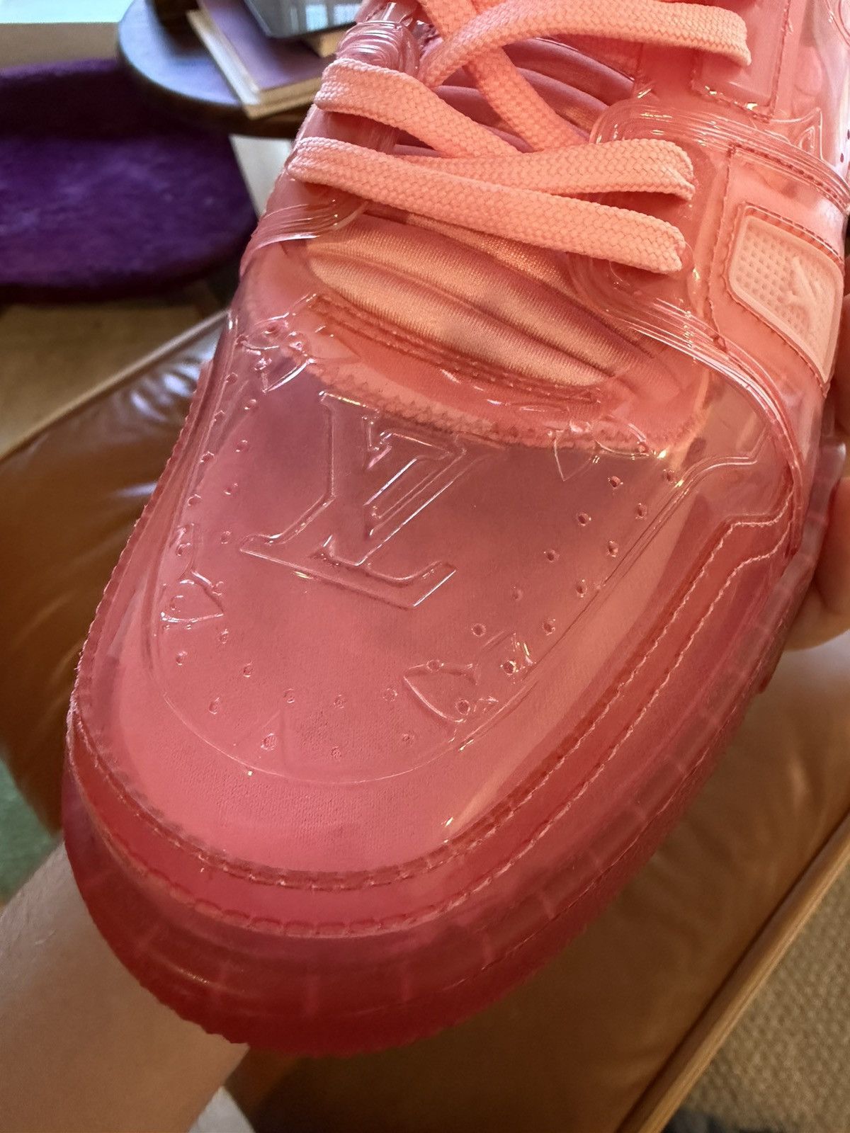 Louis Vuitton Louis Vuitton X Virgil Abloh Pink Transparent Size US 9.5 / EU 42-43 - 7 Thumbnail