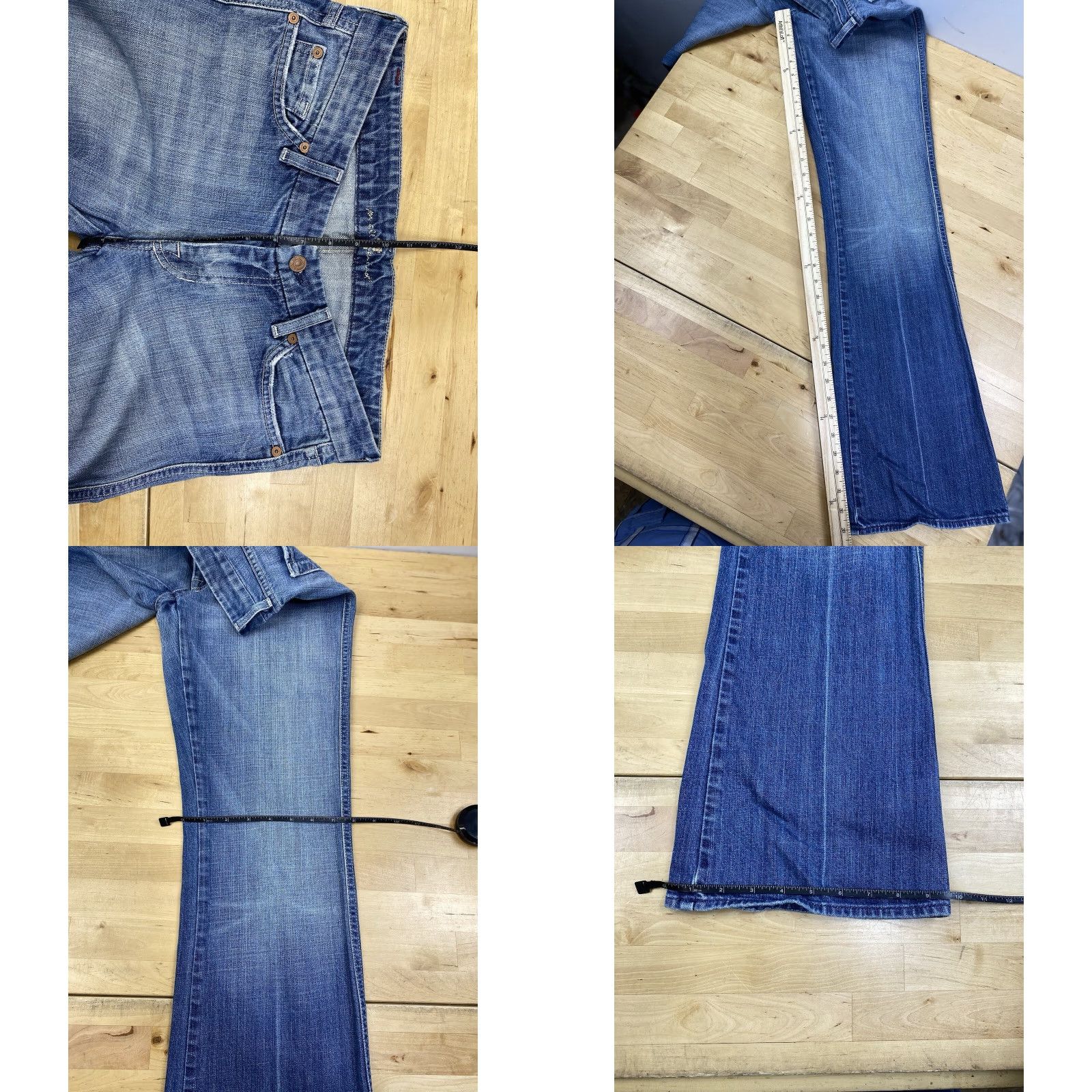 7 For All Mankind VINTAGE 7 For All Mankind A Pocket Denim Jeans Womens 27 Blue Light Wash Bootcut Pockets Jeans Womens 27 Blue Light Wash Size 27" / US 4 / IT 40 - 8 Thumbnail