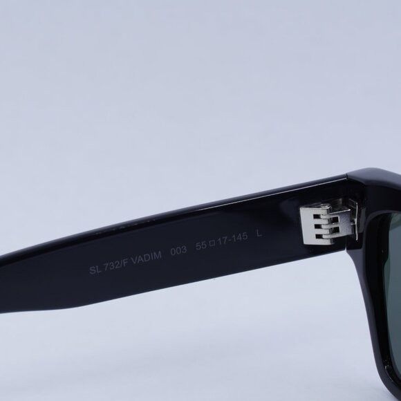 Saint Laurent Paris New Saint Laurent SL732 003 Vadim Sunglasses - Havana Frame Size ONE SIZE - 8 Thumbnail