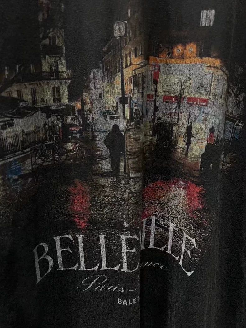 Balenciaga Balenciaga Balenciaga 24FW latest washed and worn short sl Size US L / EU 52-54 / 3 - 2 Thumbnail